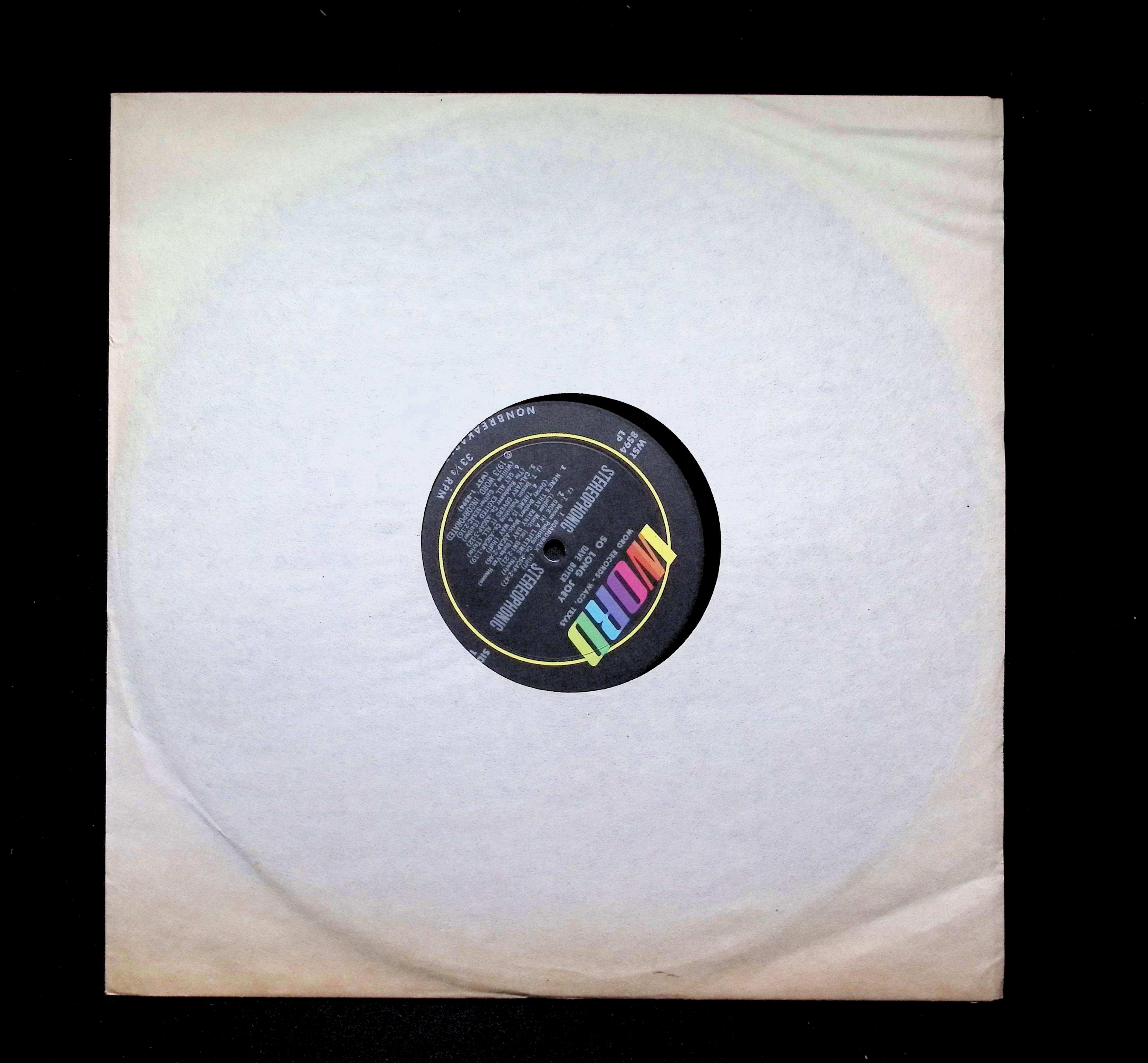 Dave Boyer So Long, Joey LP 1973 Word Gospel — image 3