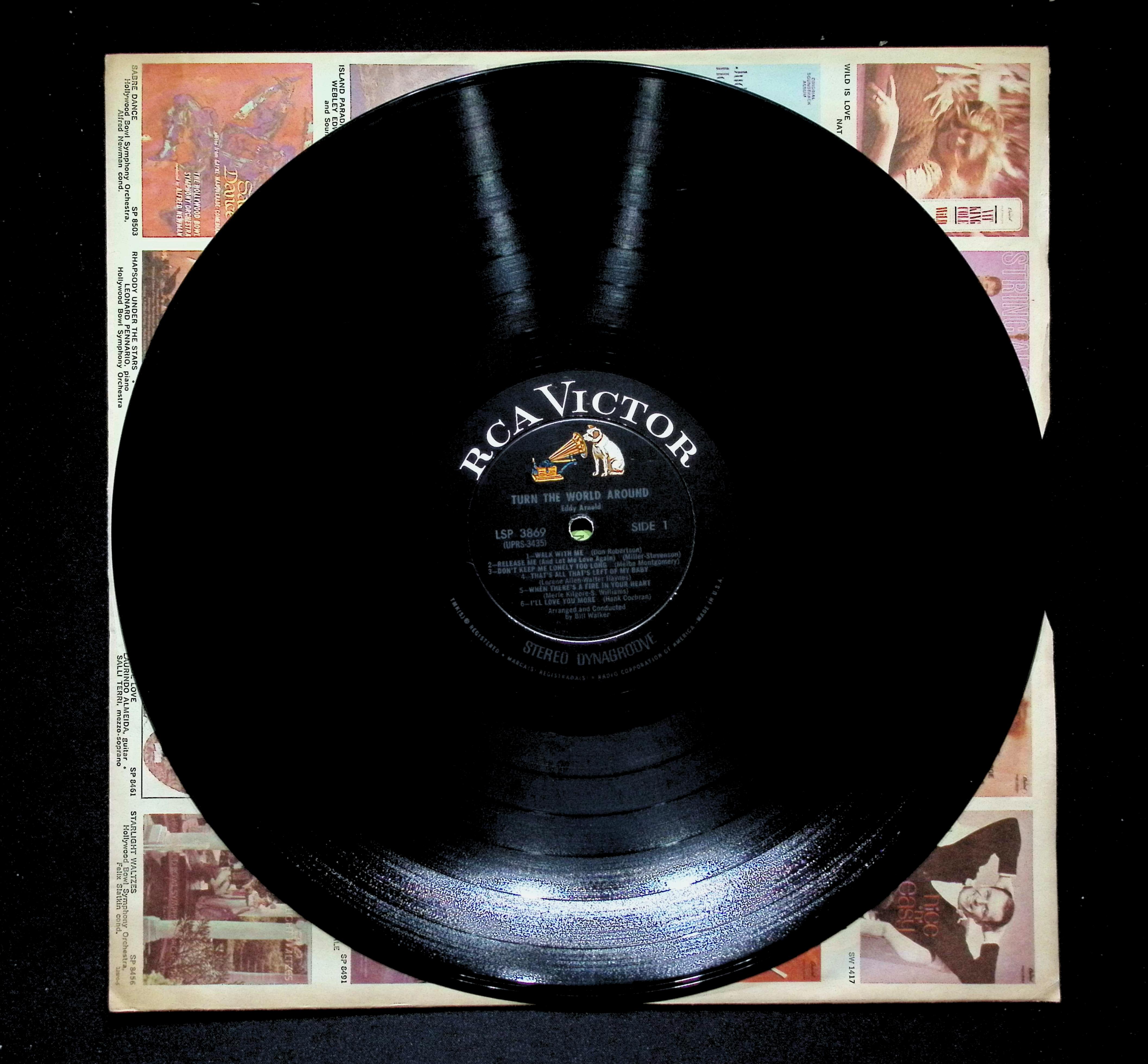 Eddy Arnold Turn The World Around LP 1967 RCA Victor Country — image 5