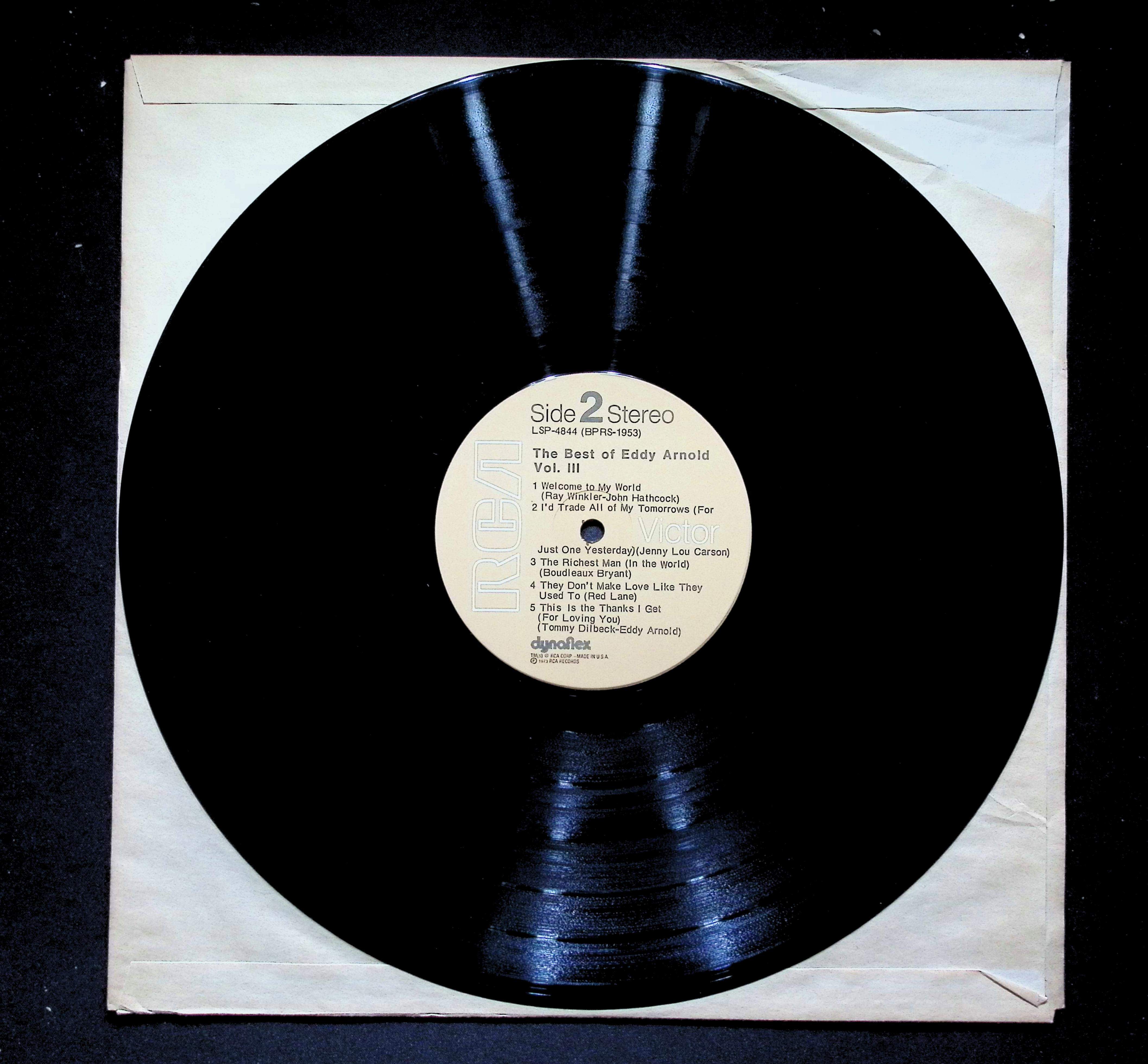 Eddy Arnold The Best Of Vol III LP 1973 RCA Country — image 4
