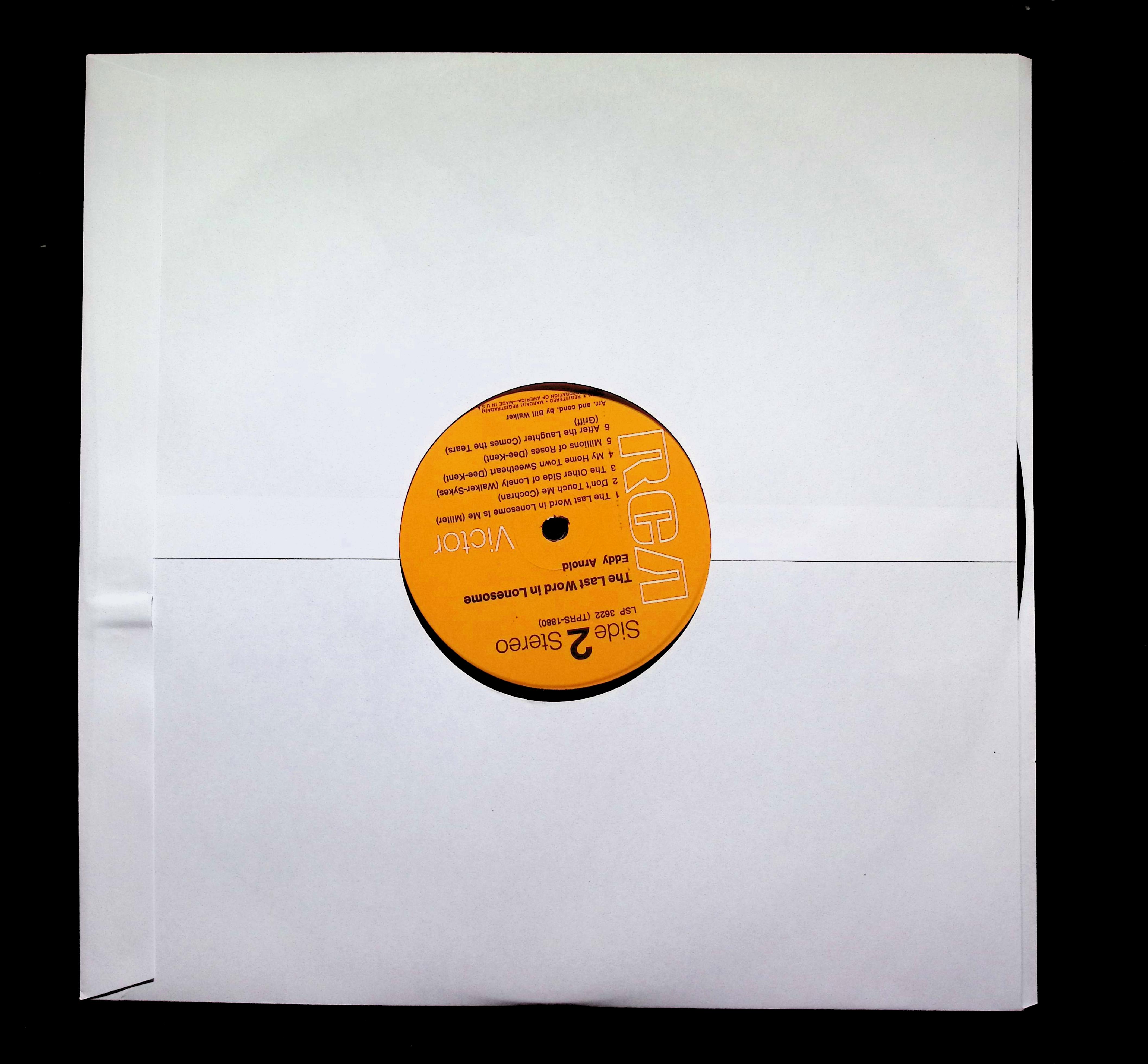 Eddy Arnold The Last Word In Lonesome LP RCA Victor Folk — image 3