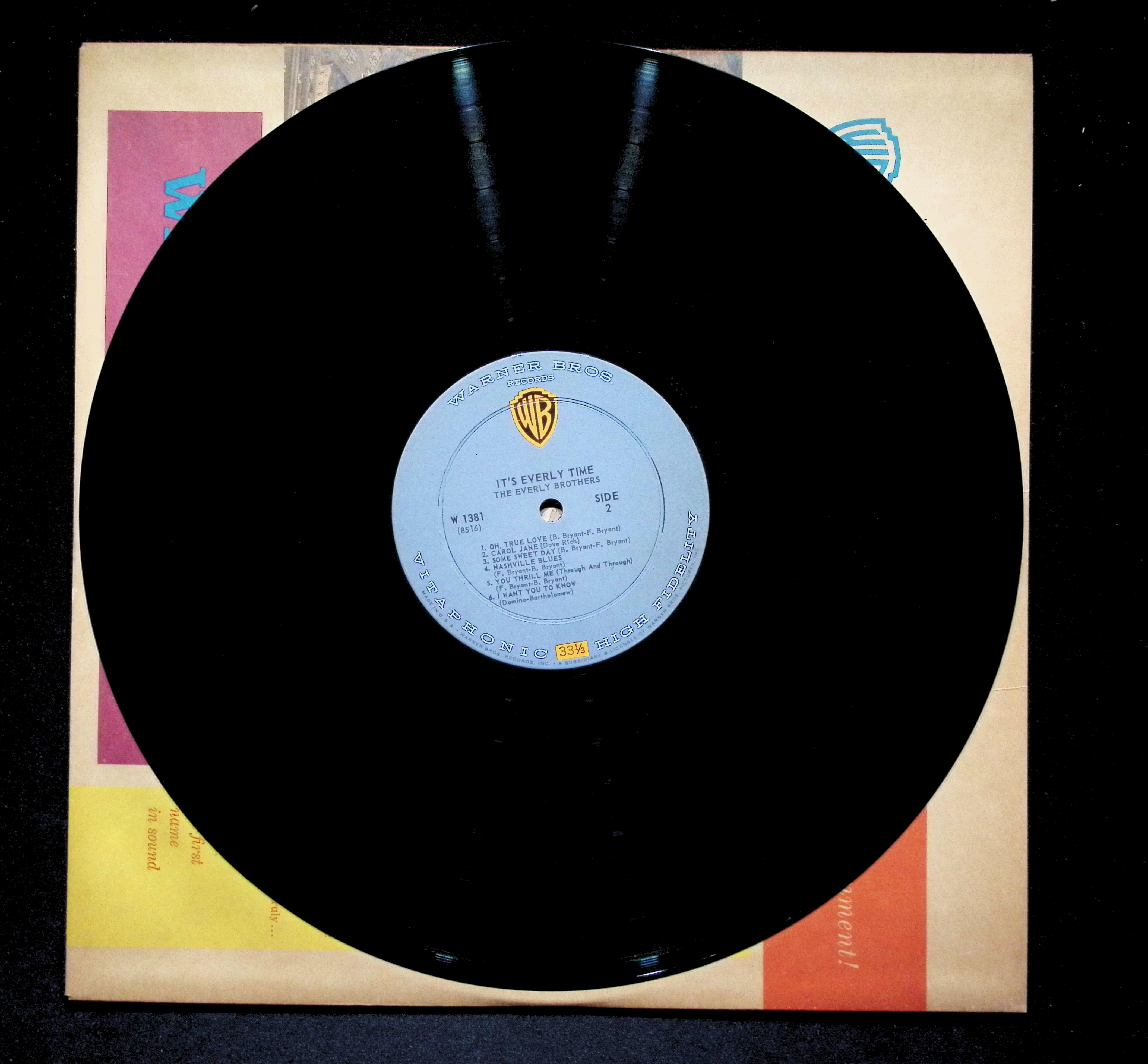 Everly Brothers It's Everly Time LP 1960 Warner Bros. Rock — image 4