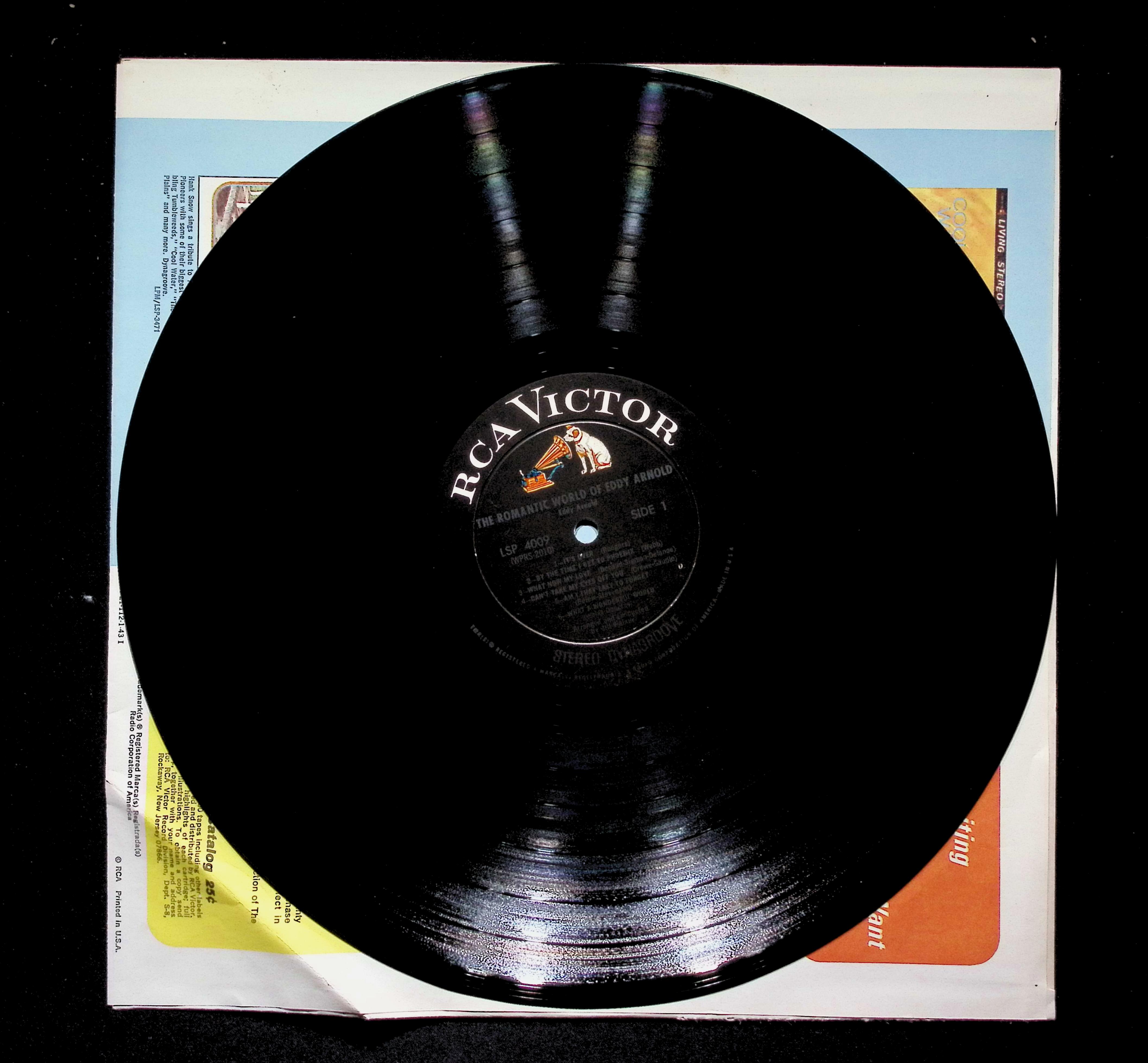 Eddy Arnold Romantic World LP 1968 RCA Victor Country — image 4