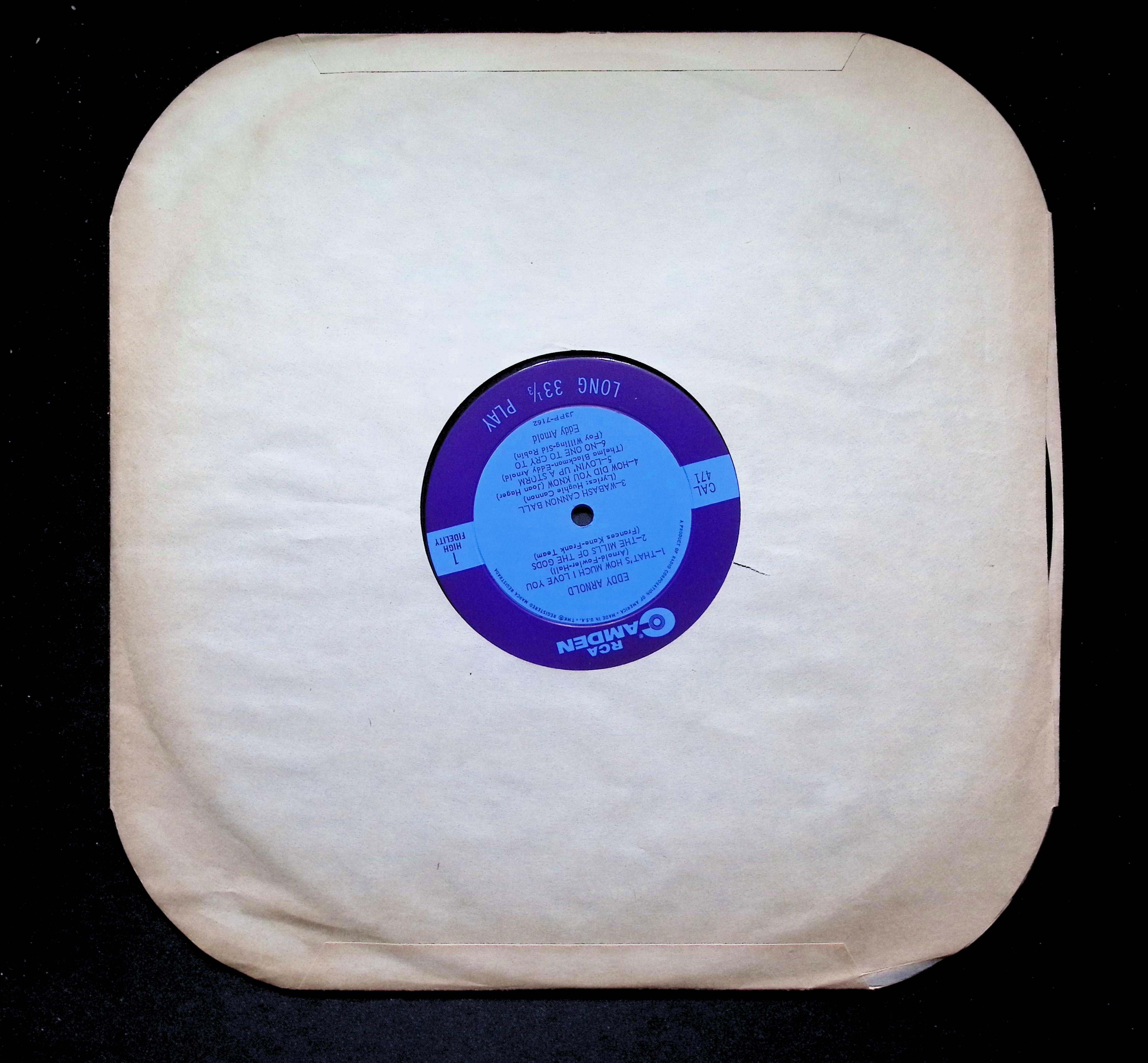 Eddy Arnold Eddy Arnold LP 1959 RCA Camden Country — image 3