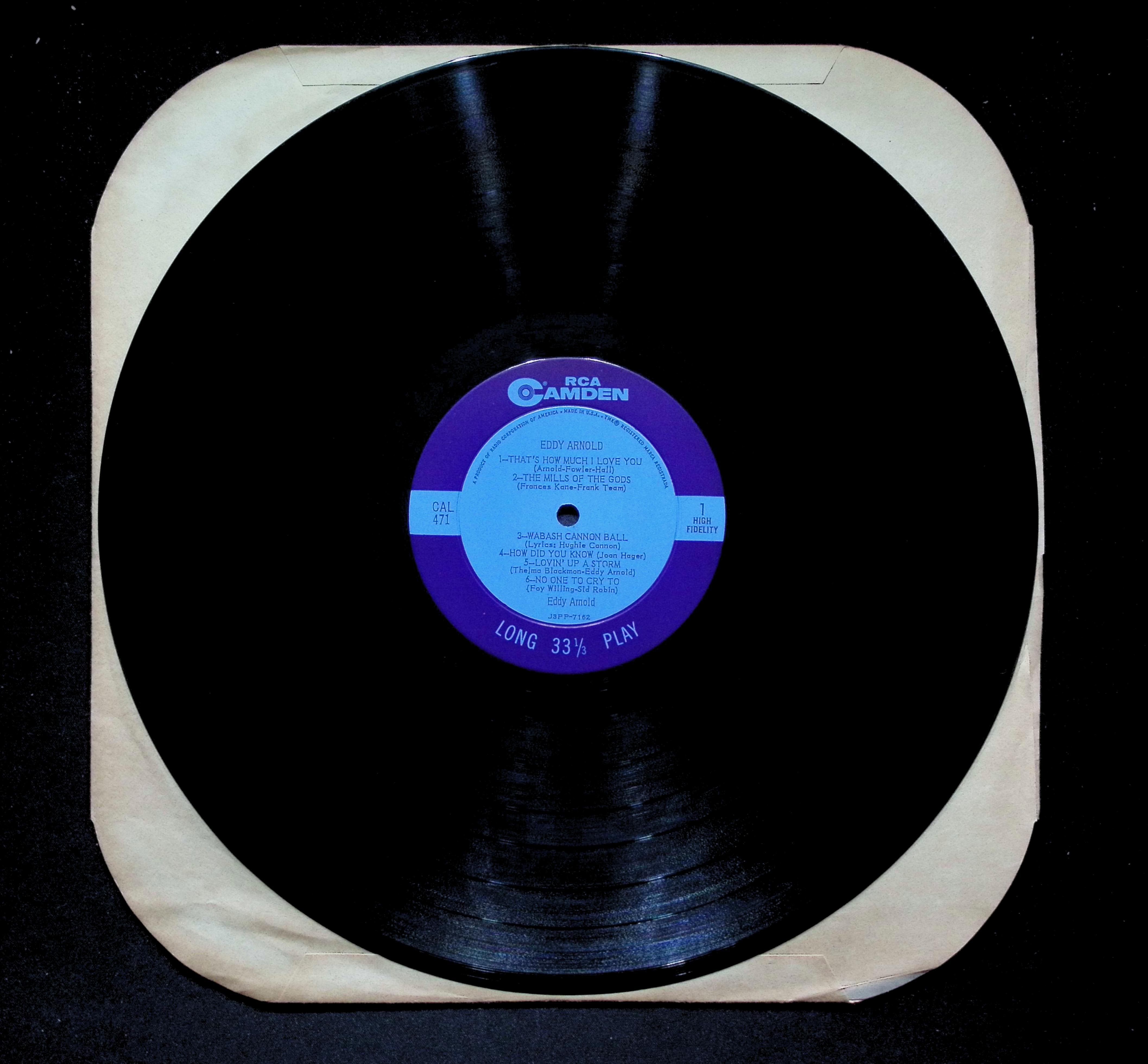 Eddy Arnold Eddy Arnold LP 1959 RCA Camden Country — image 4
