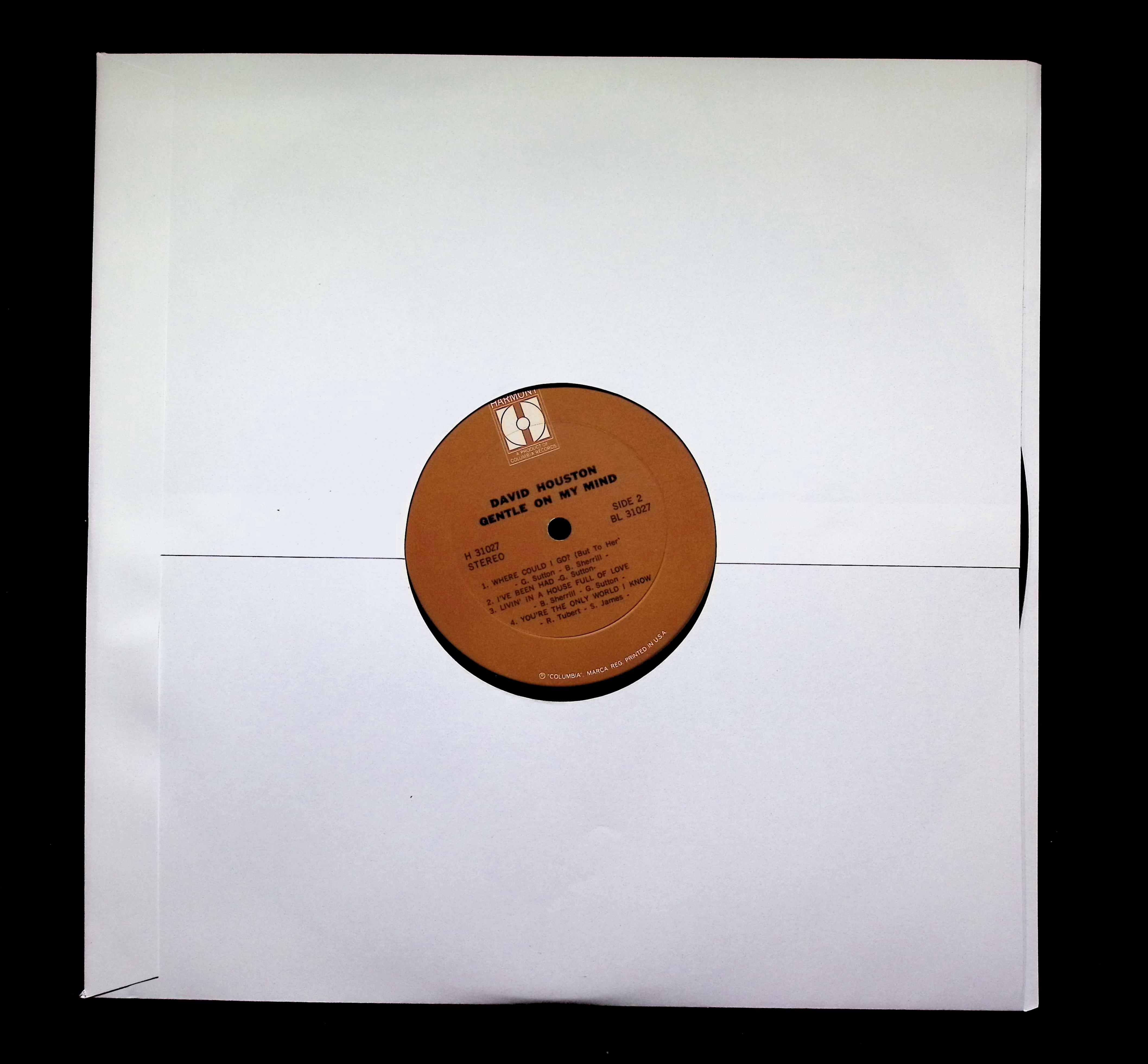 David Houston Gentle On My Mind LP Harmony Country — image 3