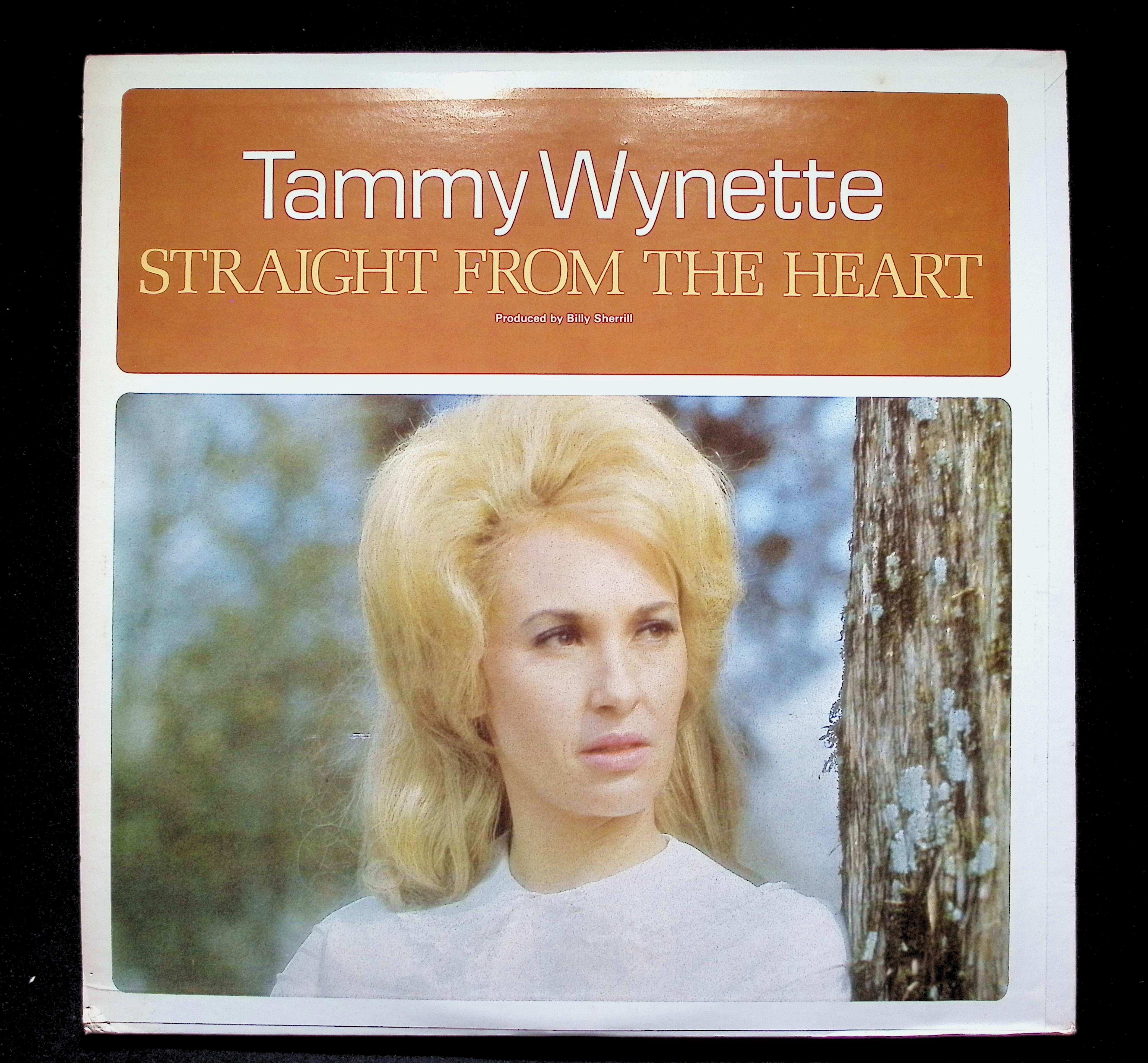 David Houston Tammy Wynette Straight From The Heart LP 1971 Columbia Country — image 2