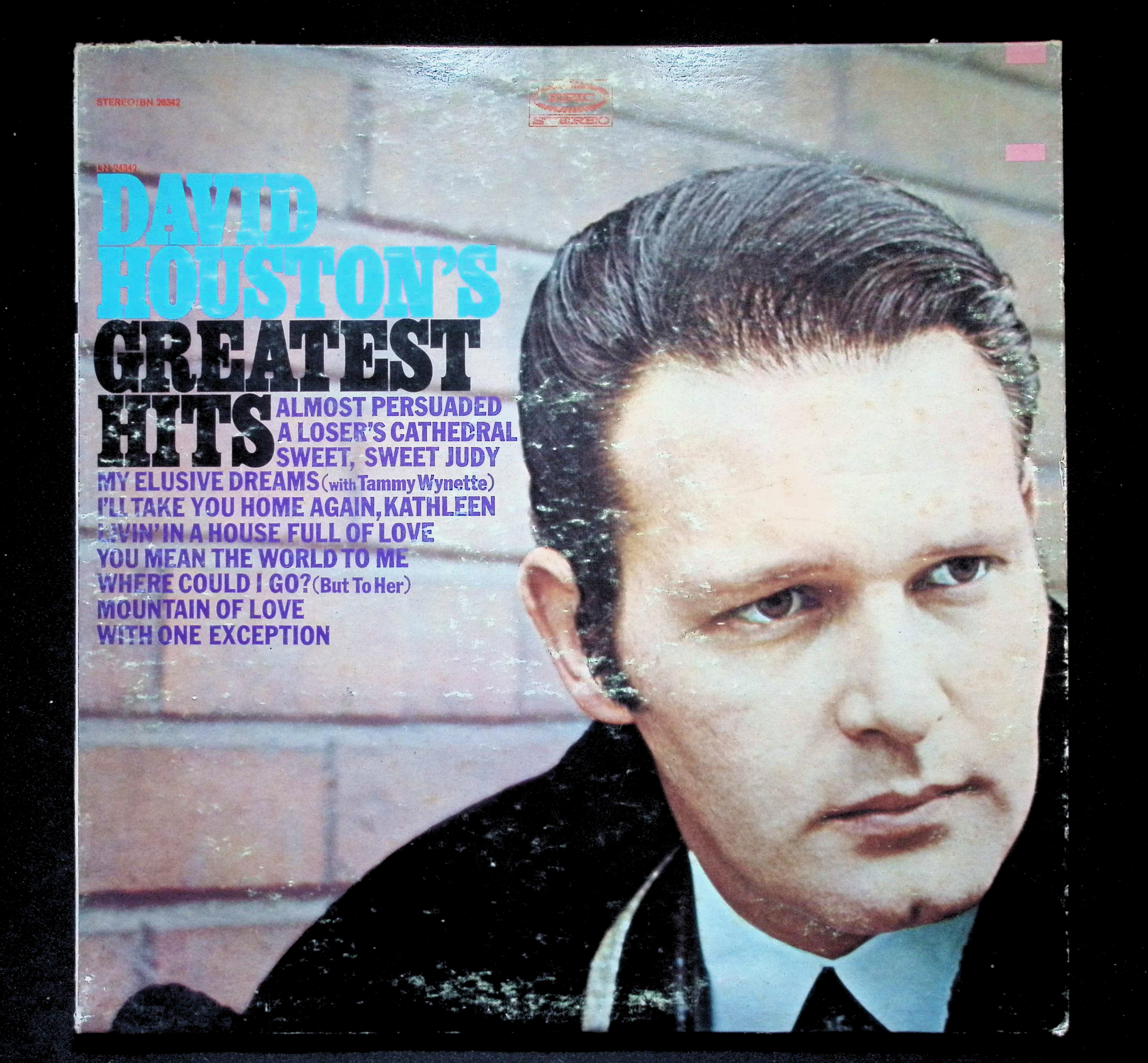 David Houston Greatest Hits LP 1968 Epic Country