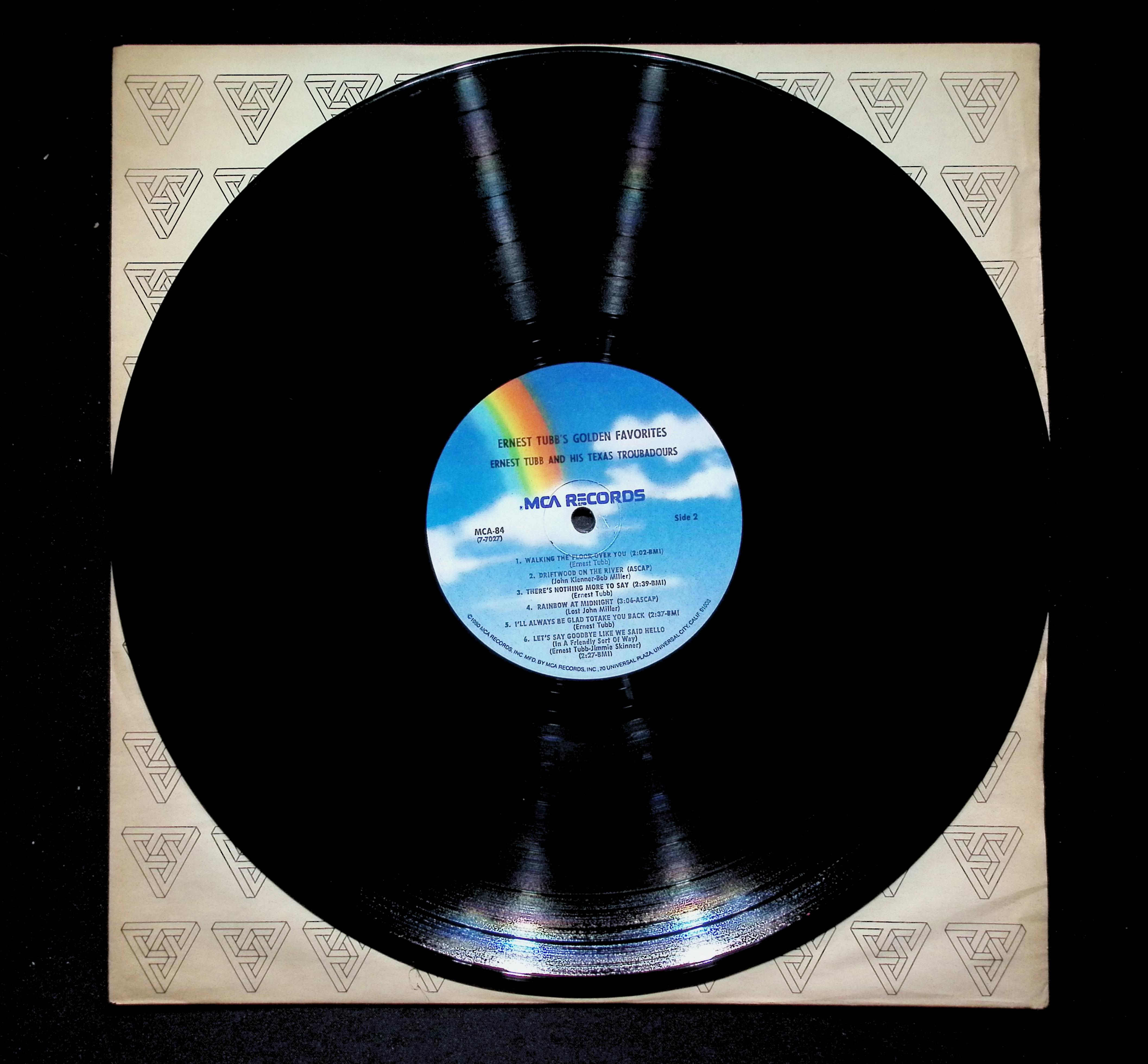 Ernest Tubb Golden Favorites LP 1973 MCA Country — image 4
