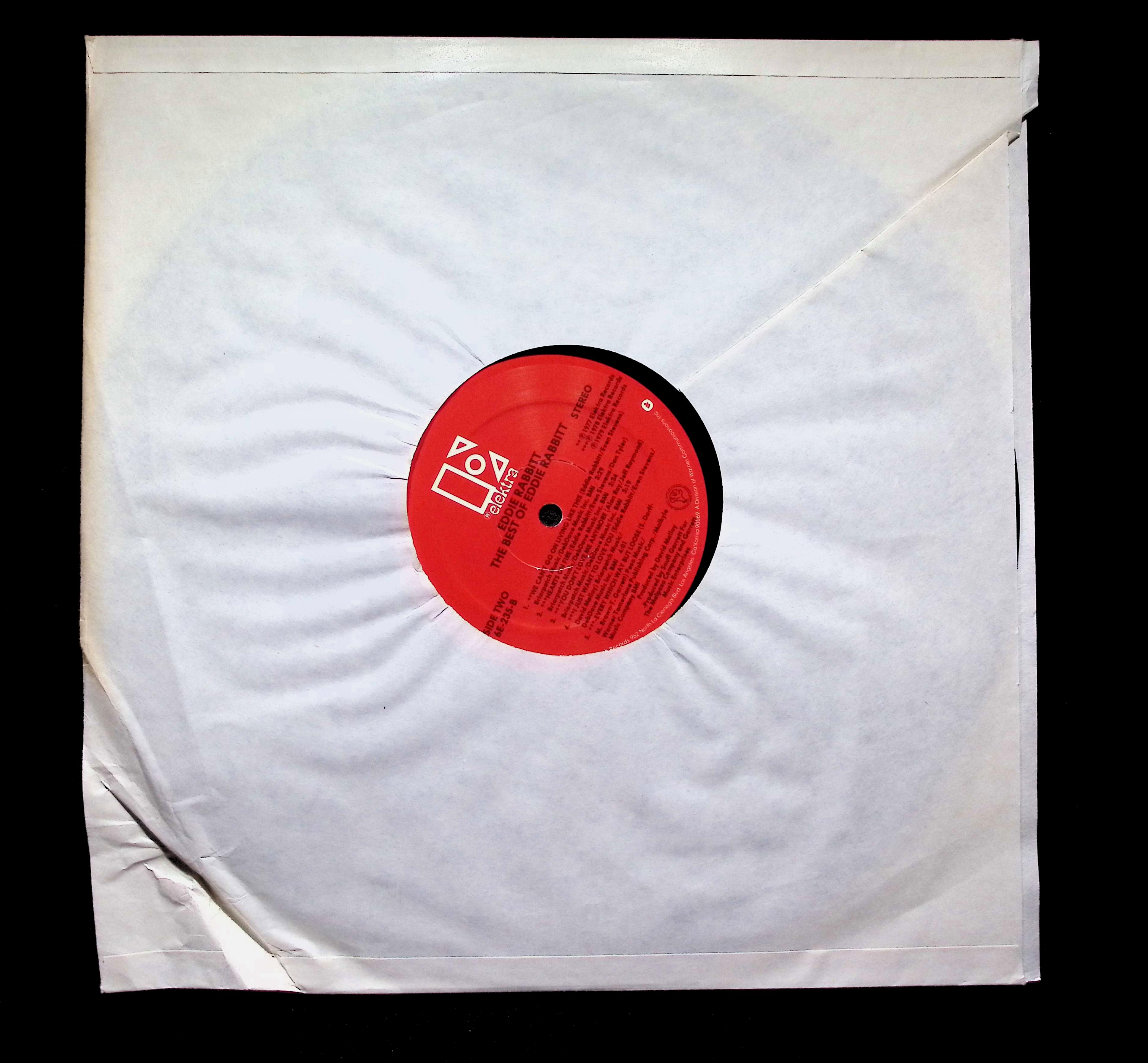 Eddie Rabbitt Best Of LP 1979 Elektra Country Compilation — image 3