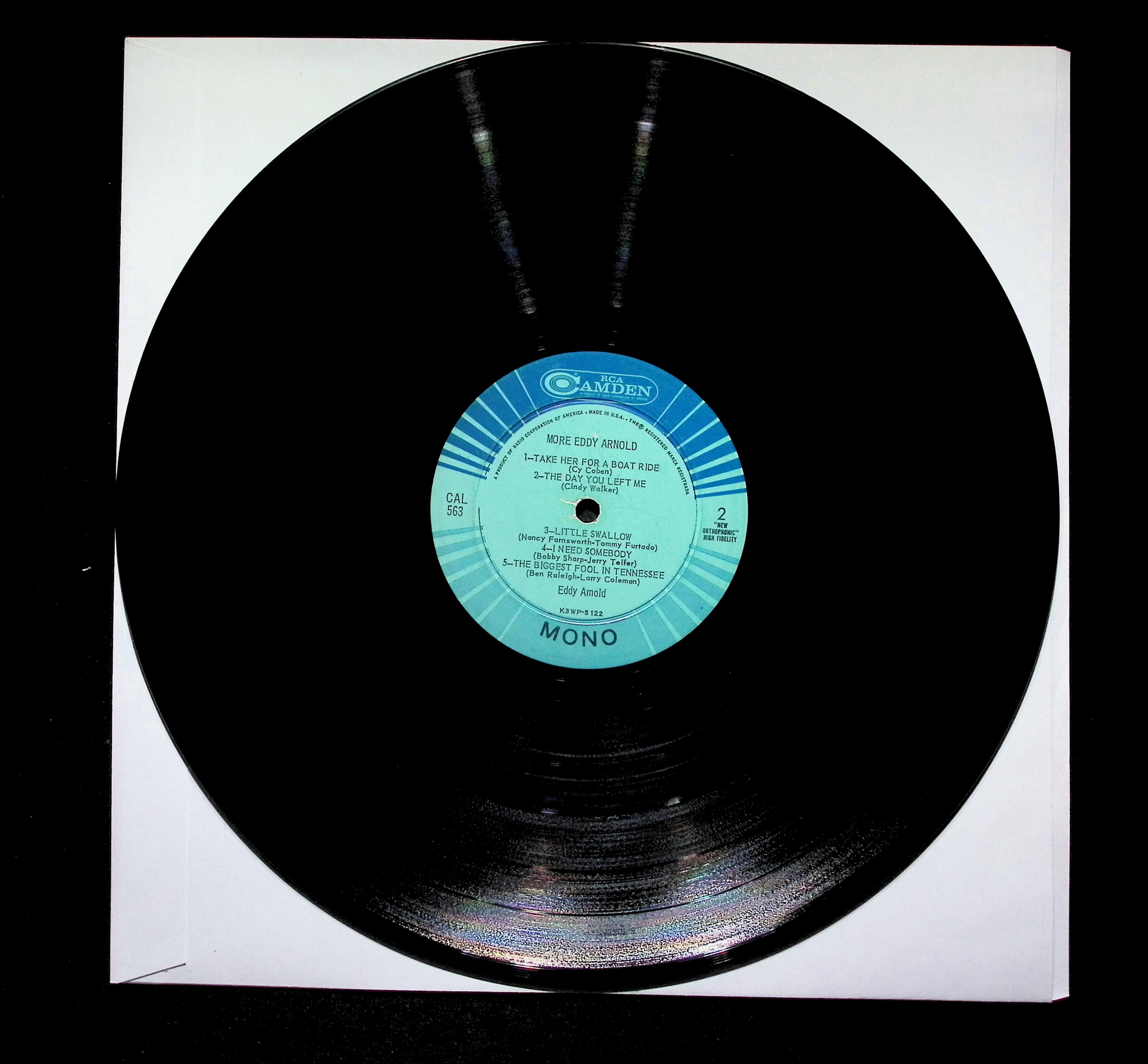 Eddy Arnold More Eddy Arnold LP 1960 RCA Camden Country — image 4