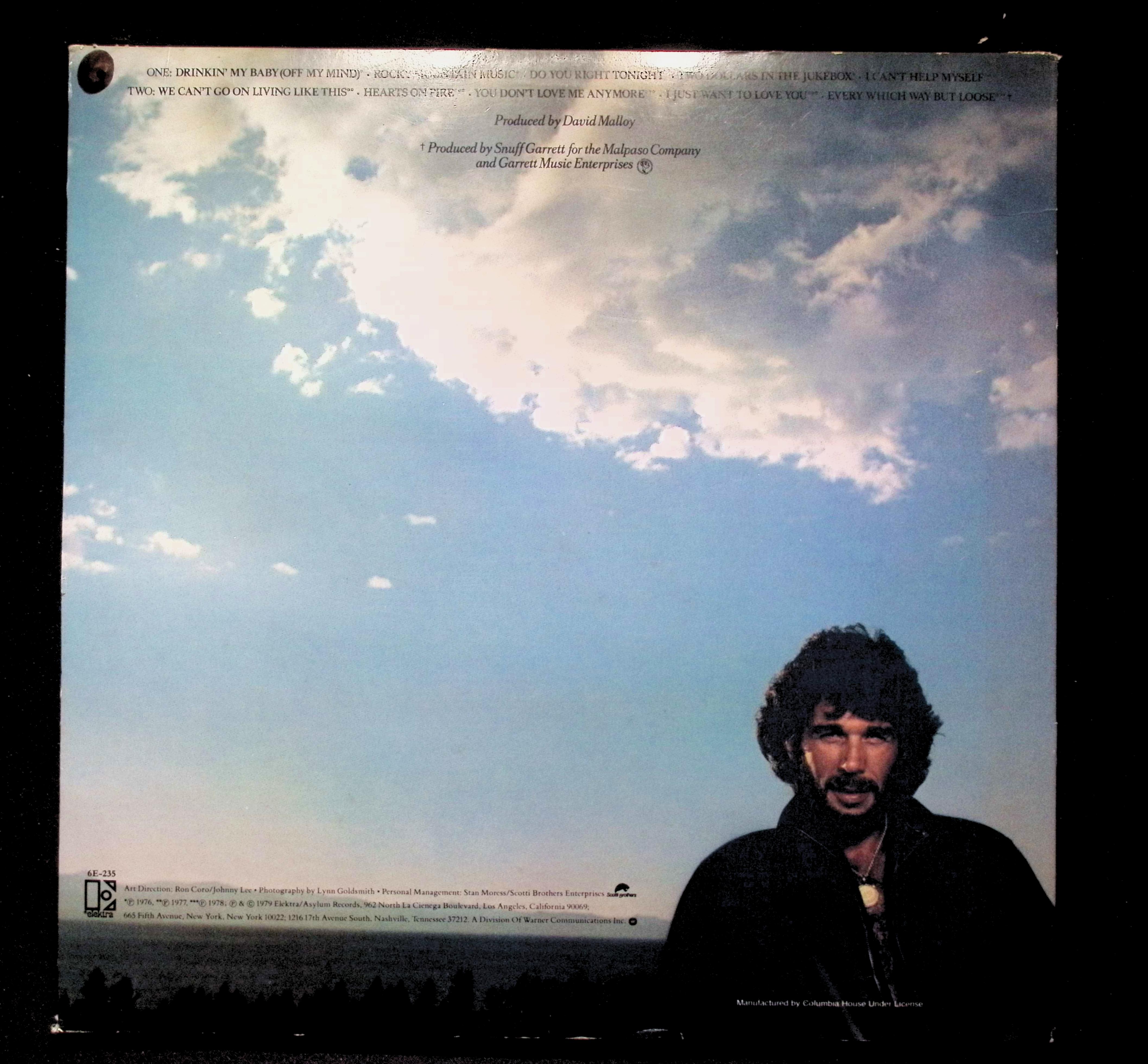 Eddie Rabbitt Best Of LP 1979 Elektra Country Compilation — image 2