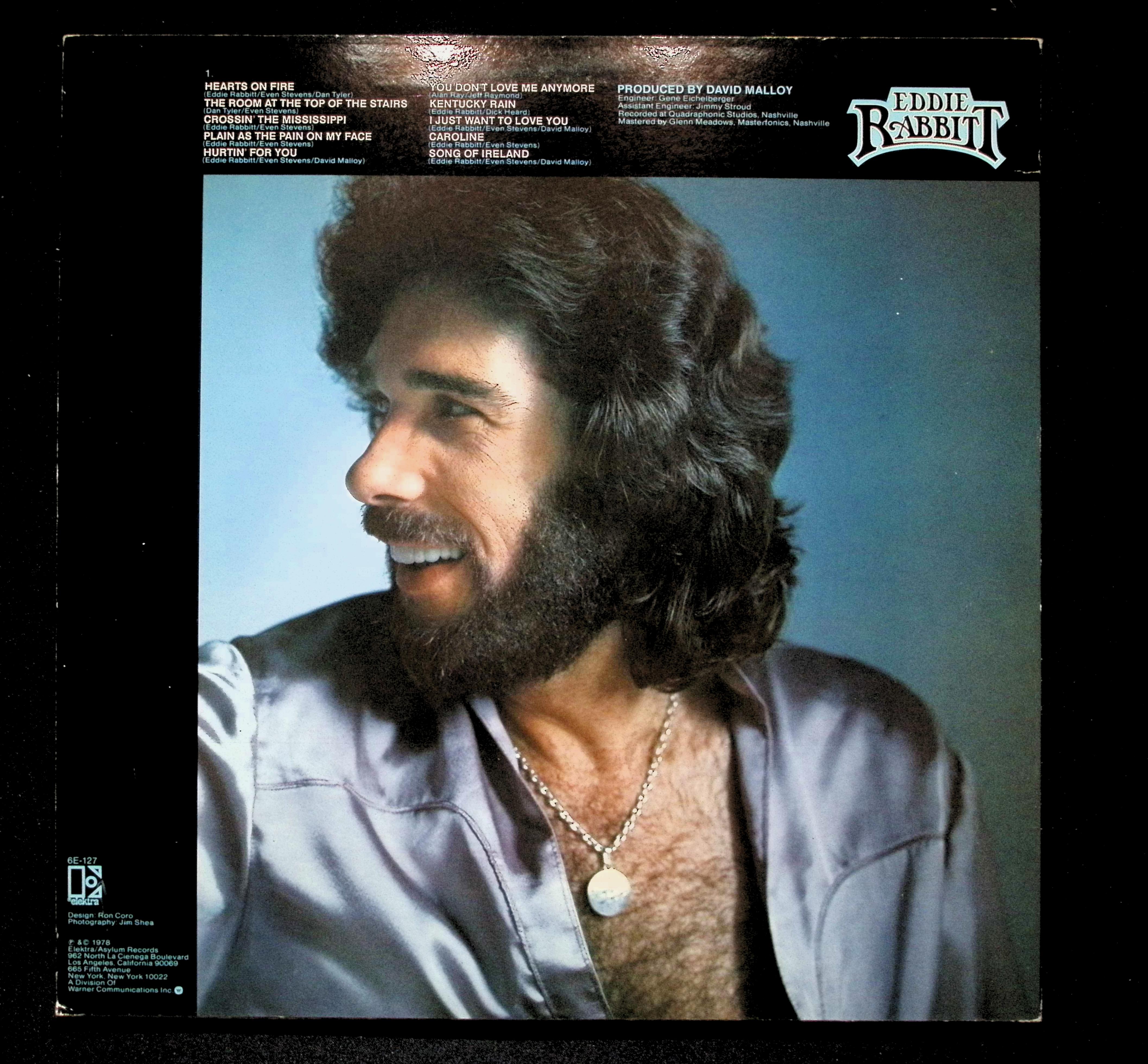Eddie Rabbitt Variations LP 1978 Elektra Country — image 2