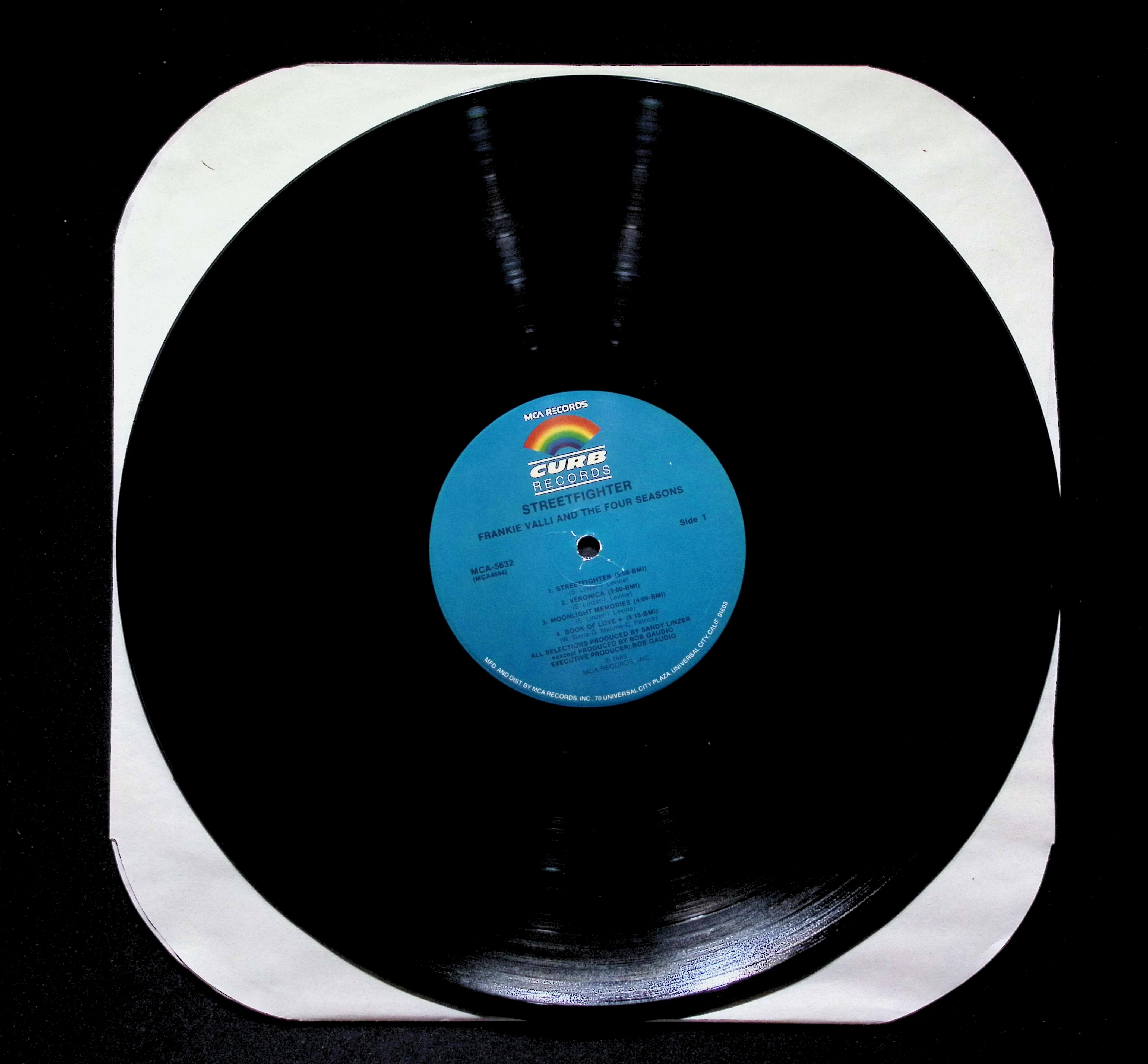 Frankie Valli Streetfighter LP 1985 MCA Records Pop — image 5