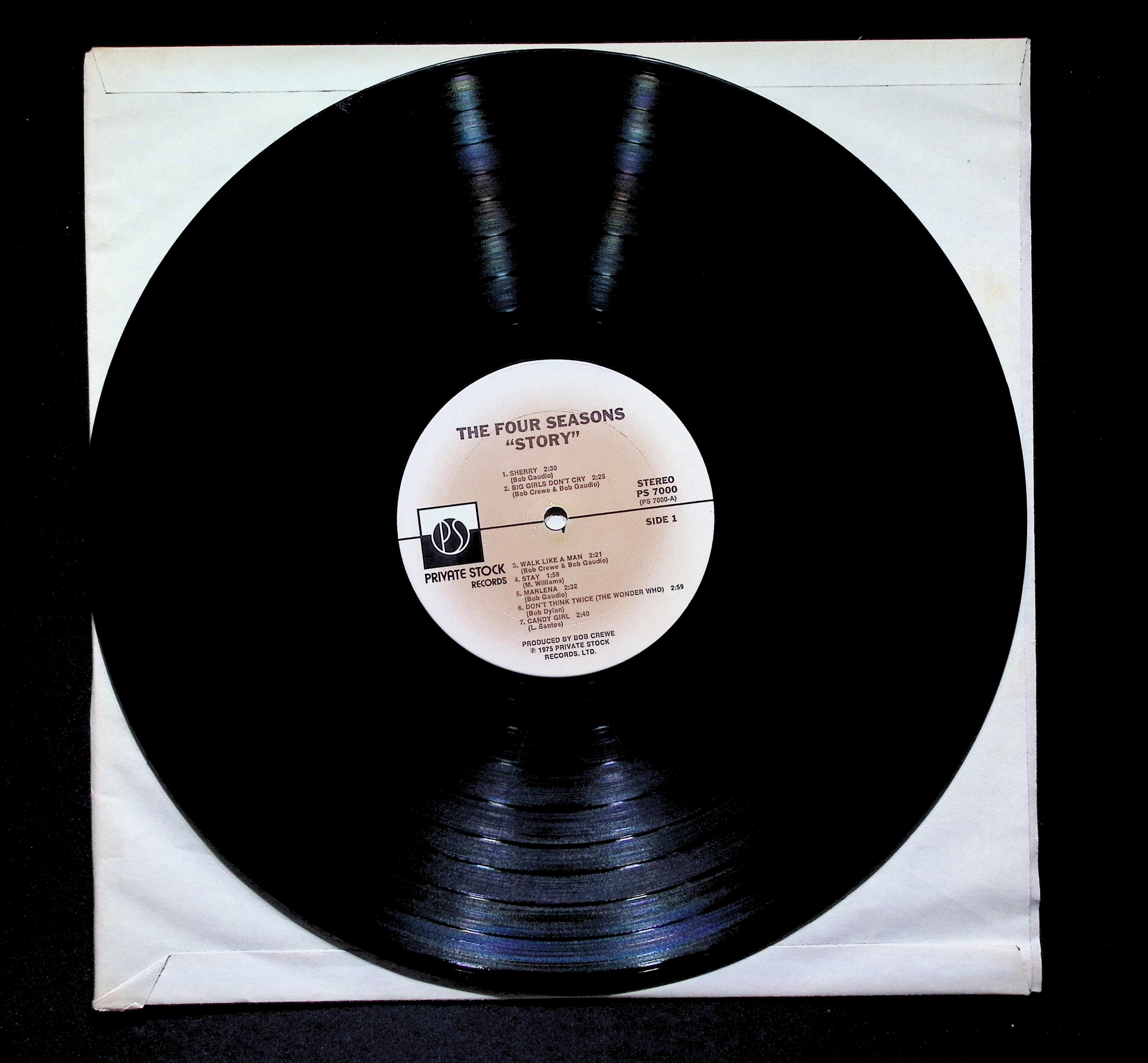 The Four Seasons Story LP 1975 Private Stock Rock — image 5