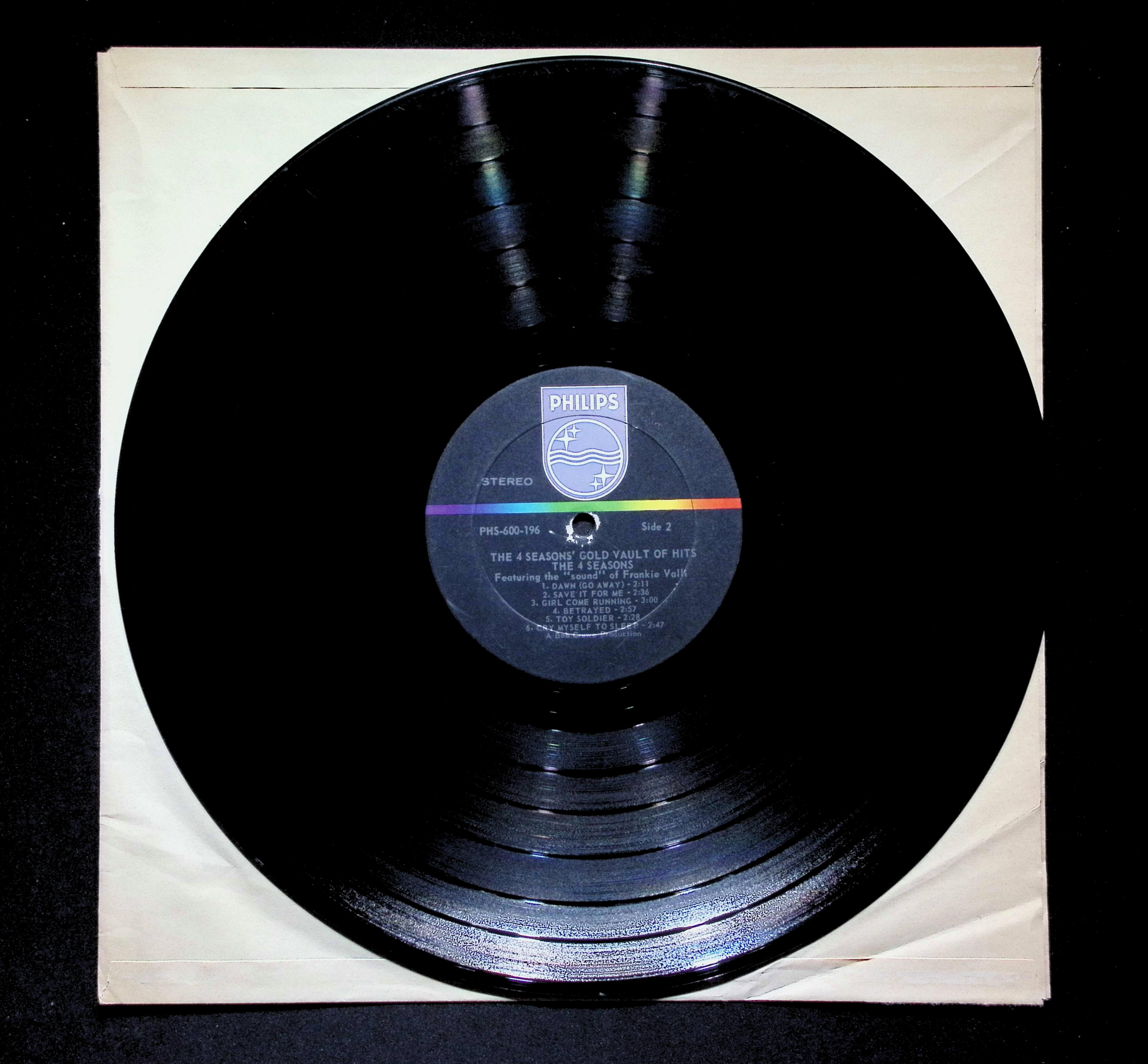 The Four Seasons Gold Vault LP 1967 Philips Pop Vocal — image 5