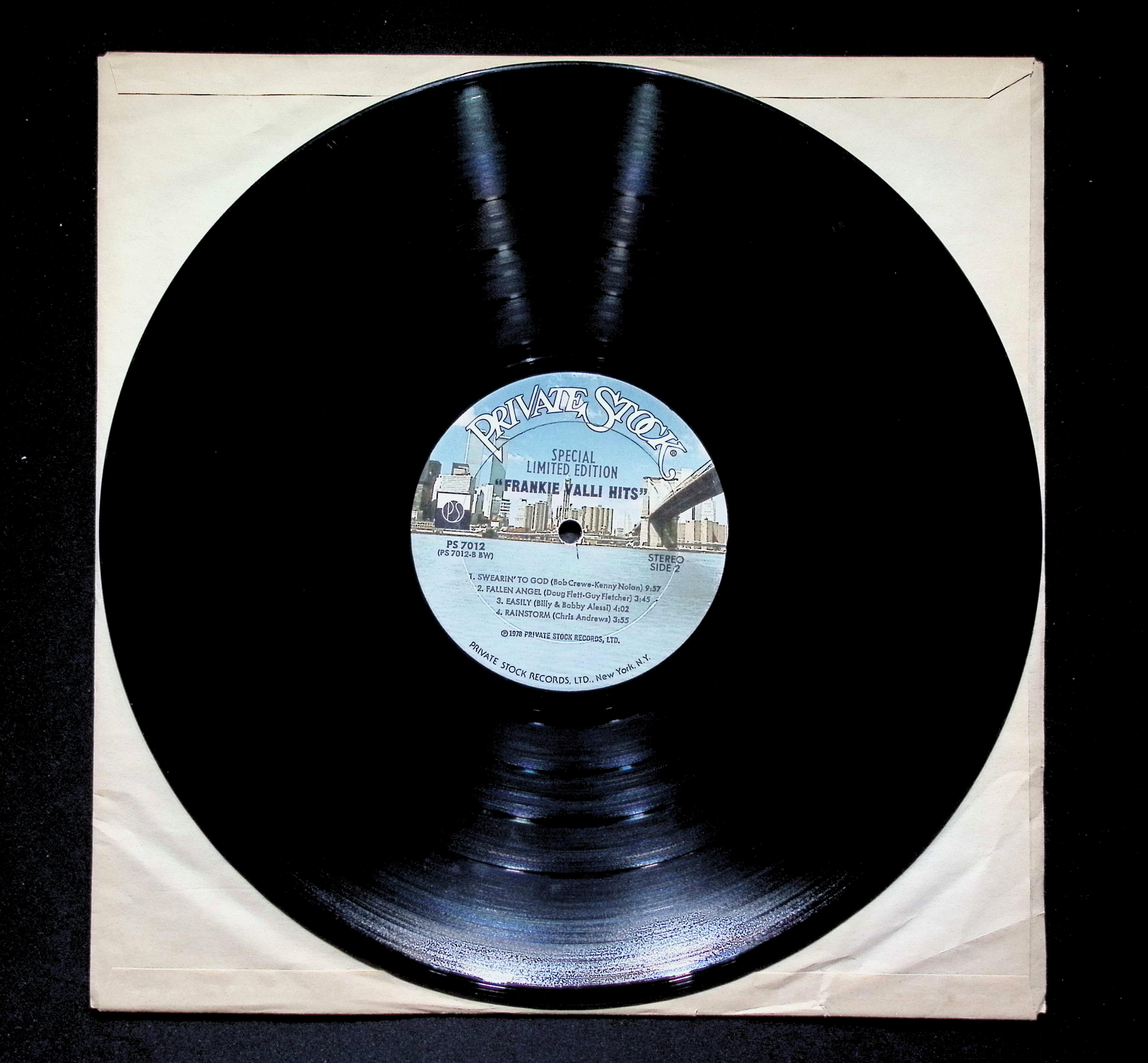 Frankie Valli Hits LP 1978 Private Stock Pop Soul — image 4
