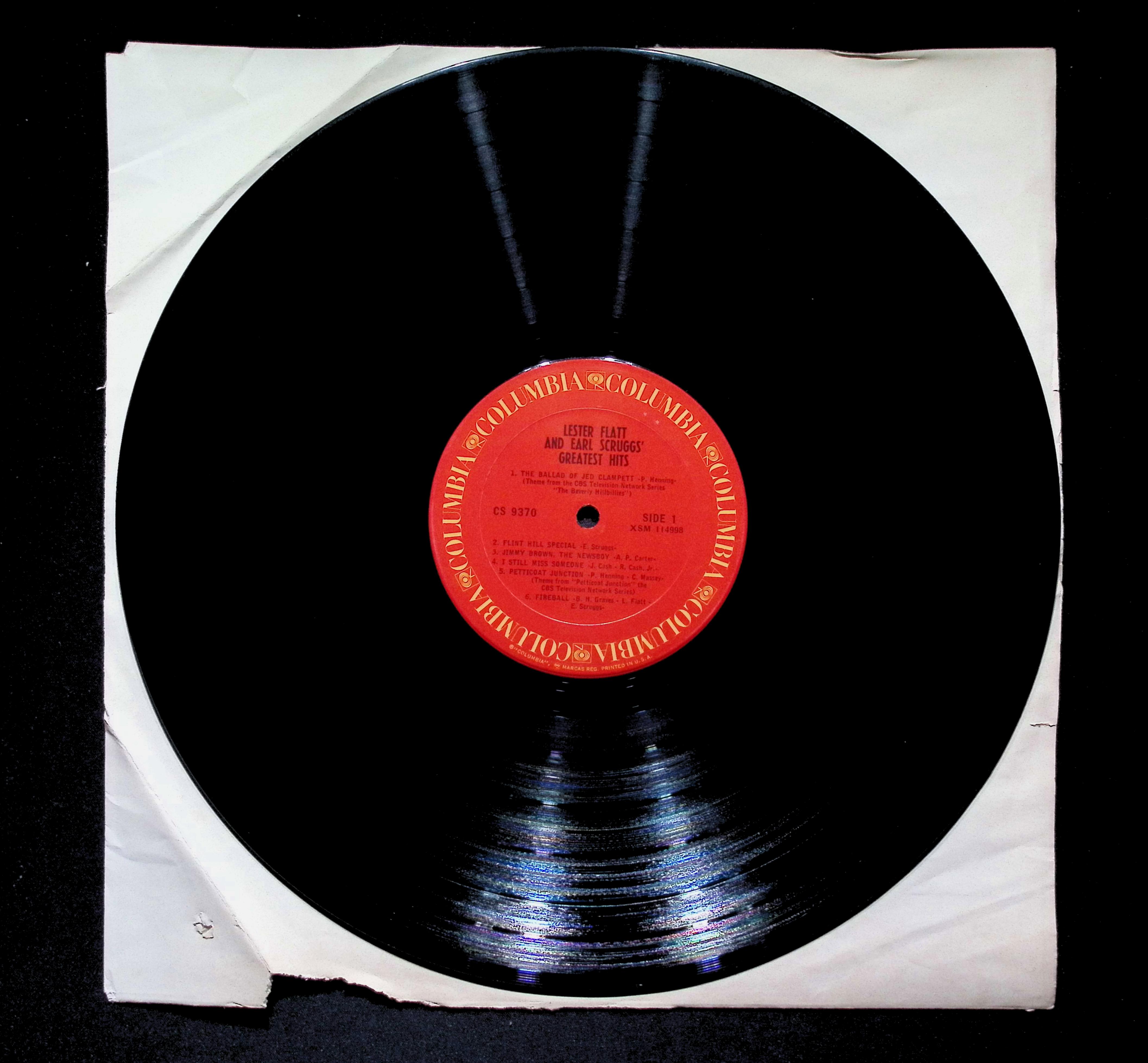 Flatt & Scruggs Greatest Hits LP 0 Columbia Folk Country Bluegrass — image 4