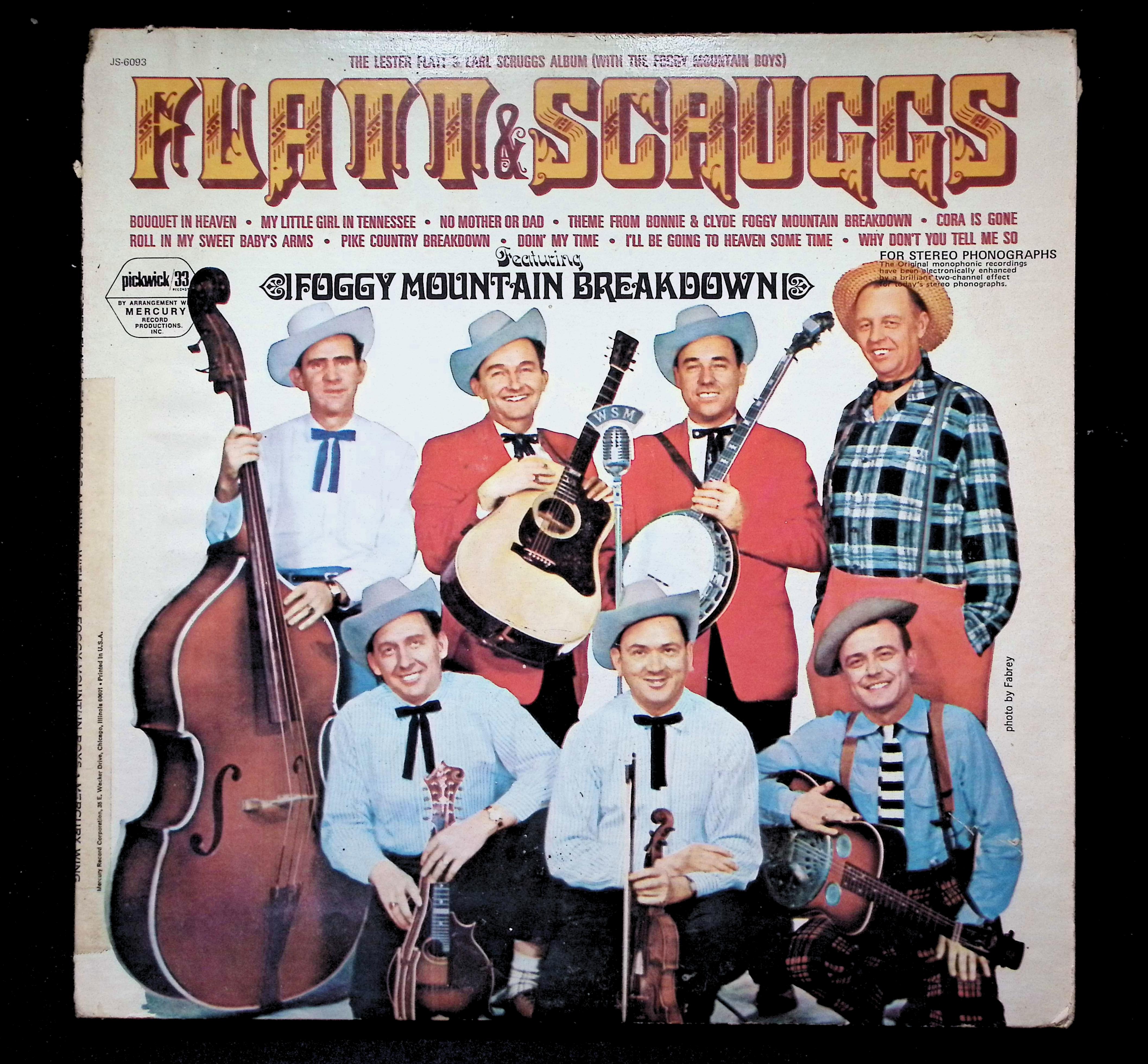 Flatt & Scruggs Foggy Mountain Breakdown LP Hilltop Bluegrass
