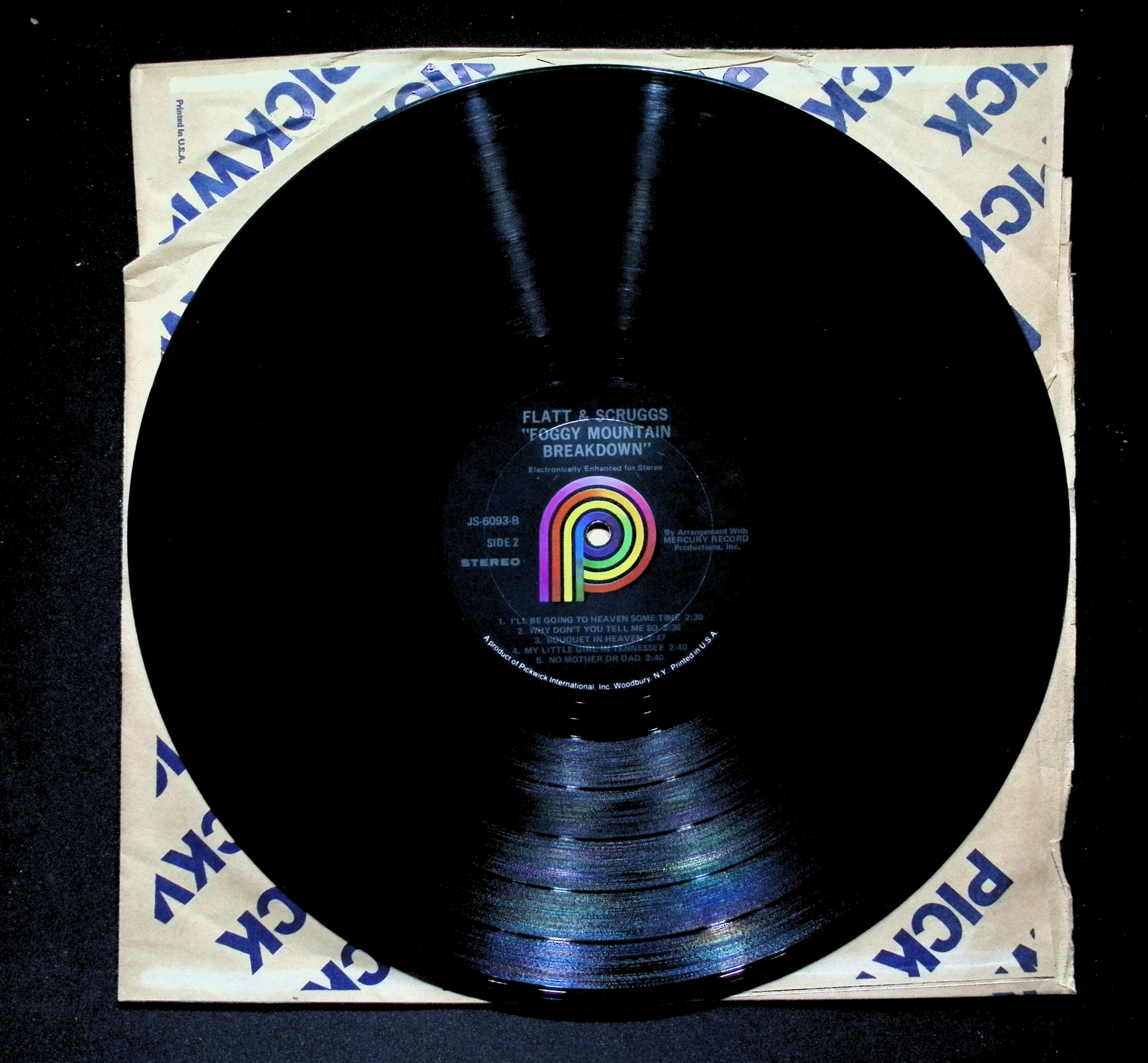 Flatt & Scruggs Foggy Mountain Breakdown LP Hilltop Bluegrass — image 4