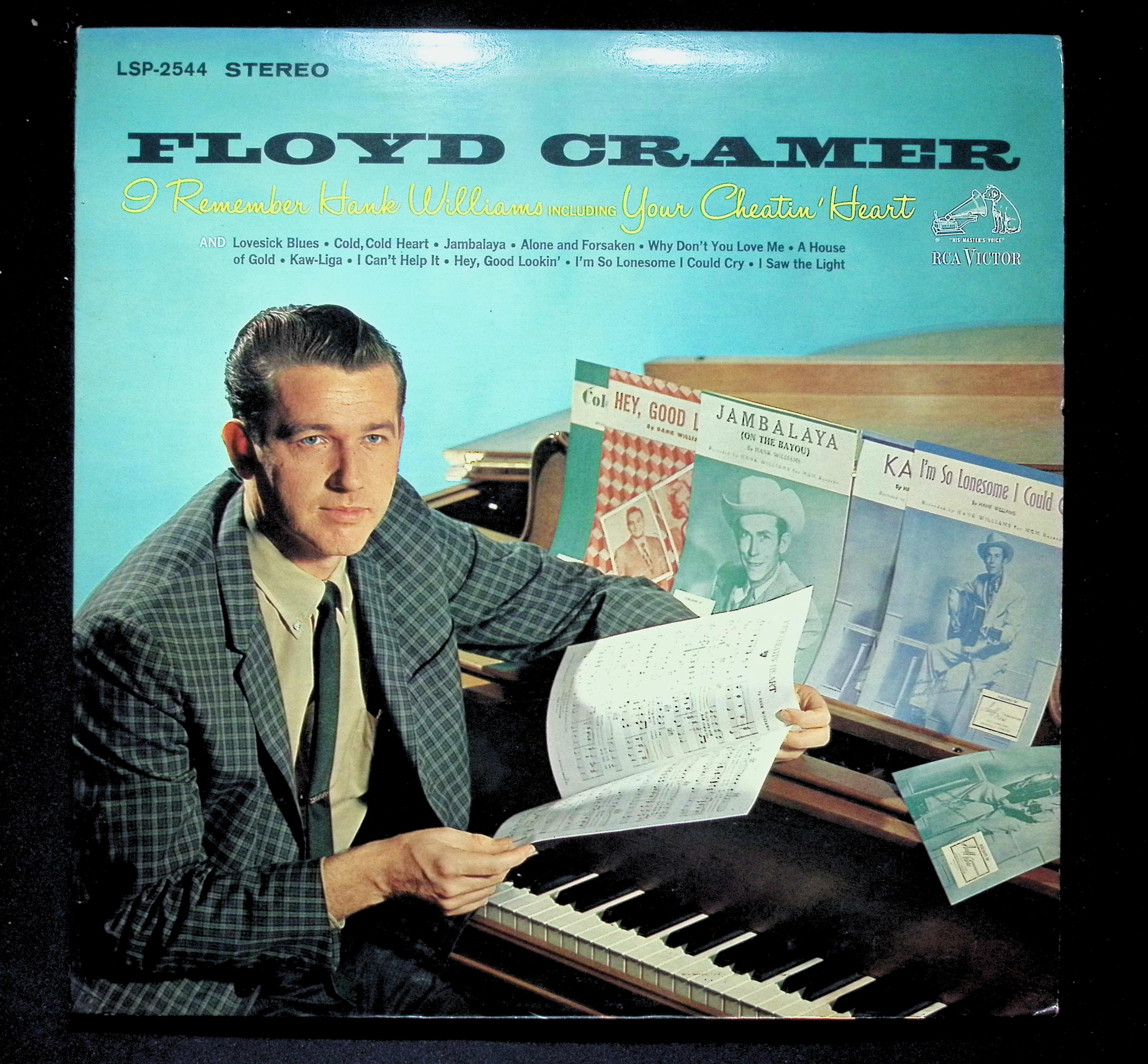 Floyd Cramer I Remember Hank Williams LP 1962 RCA Victor Country