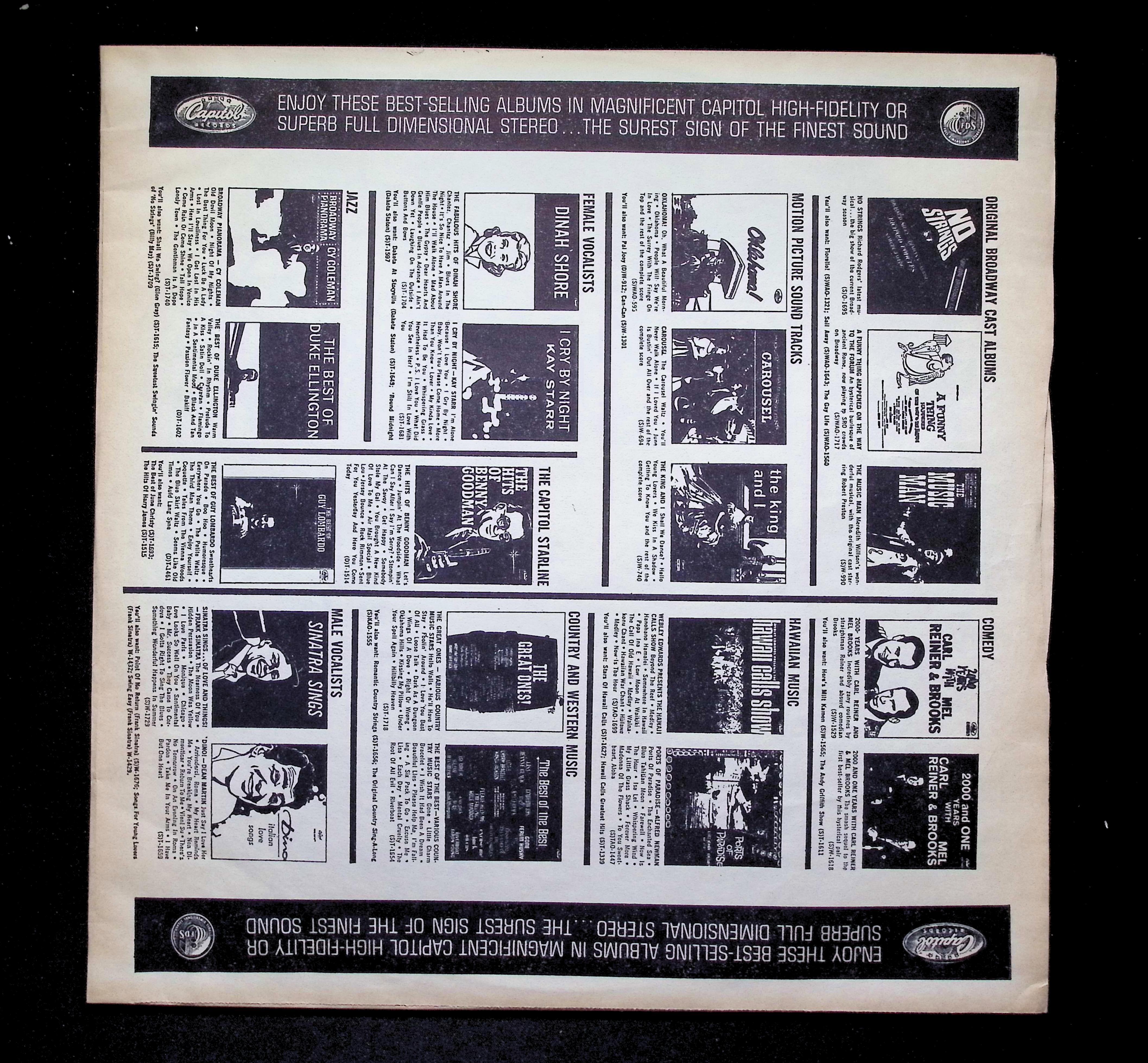 Ferlin Husky Ferlin's Favorites LP 1959 Capitol Country — image 3