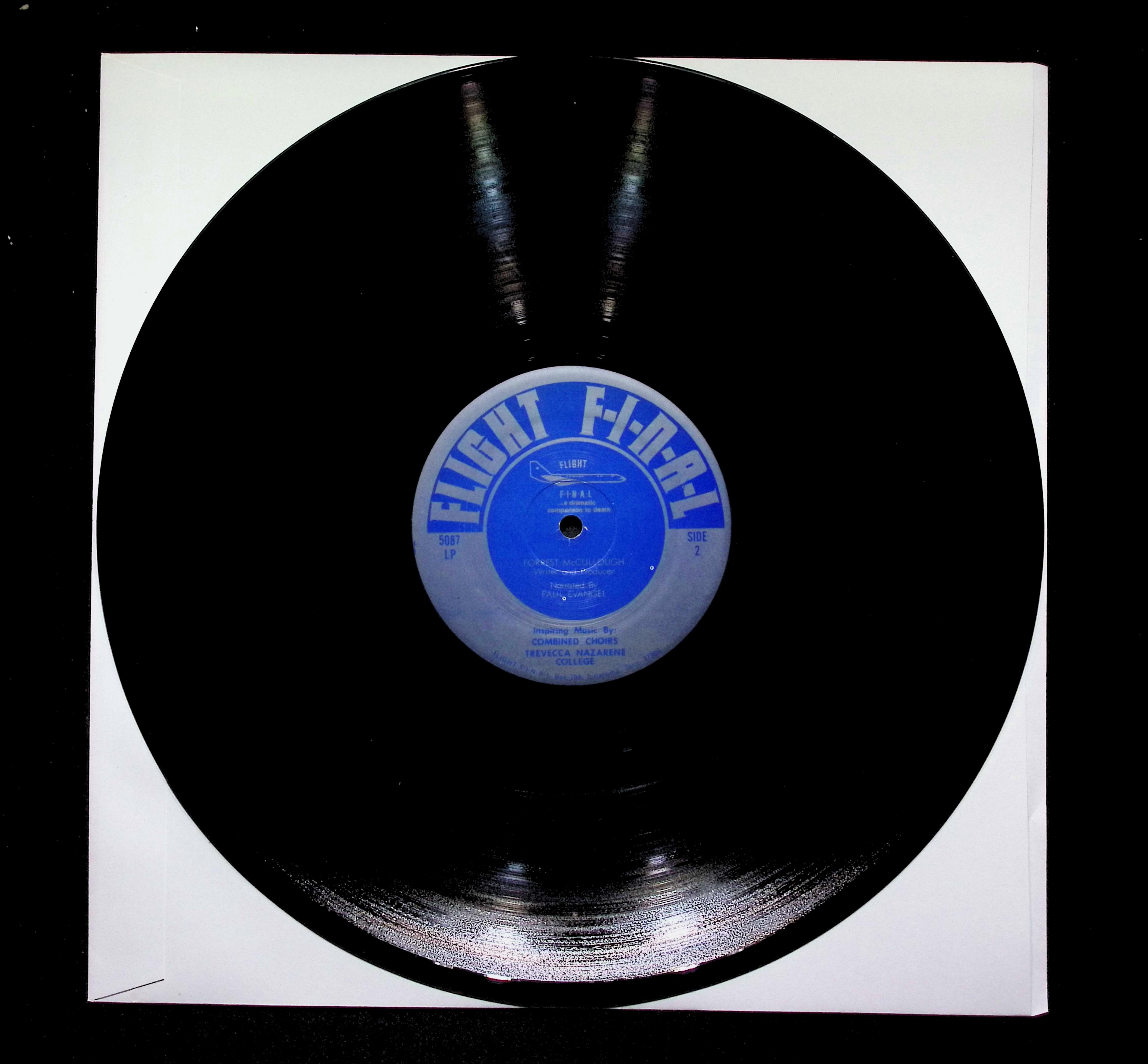 Forrest McCullough Flight F-I-N-A-L LP 1965 Word Religious — image 4