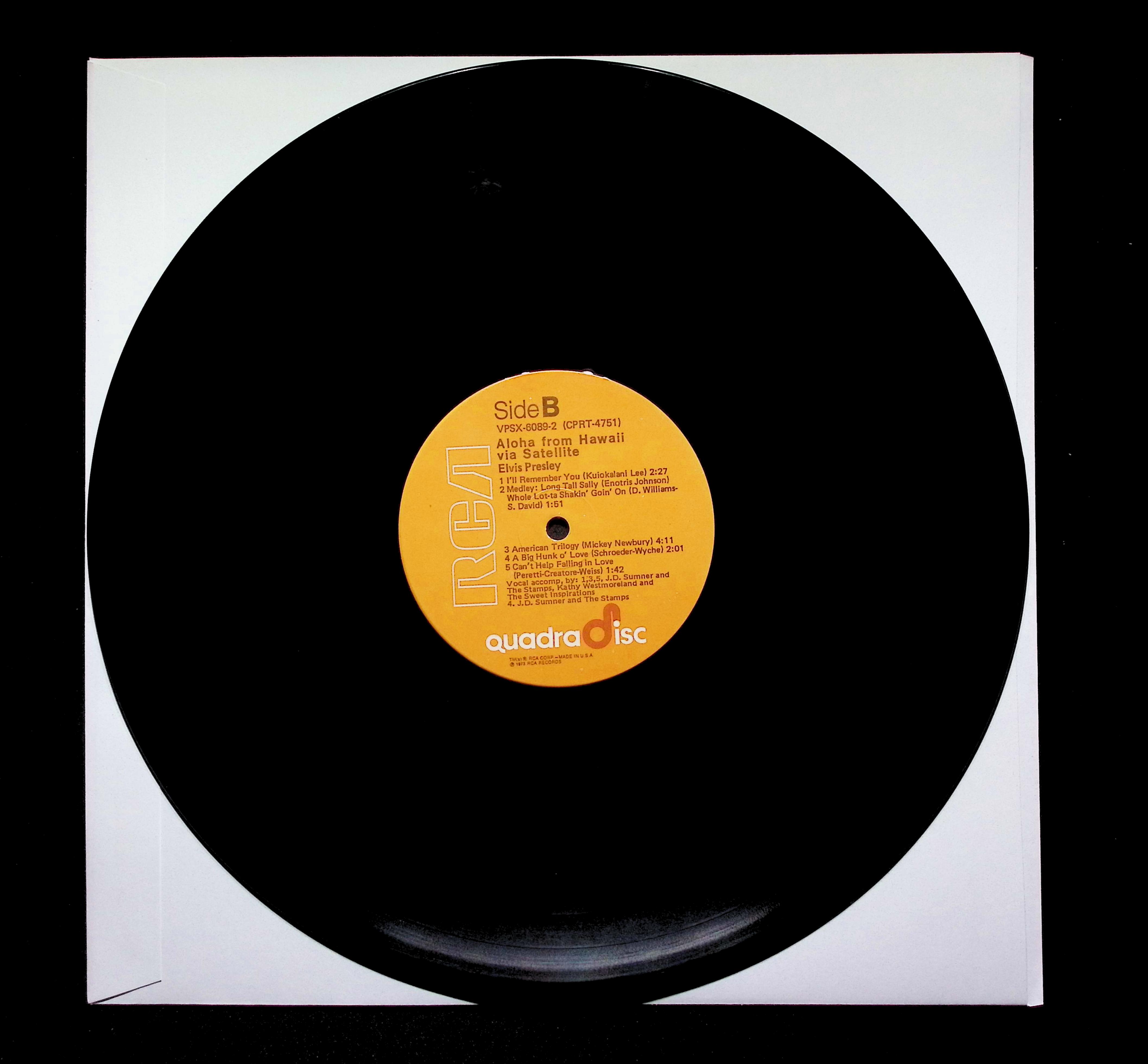 Elvis Presley Aloha From Hawaii LP 1973 RCA Quadraphonic Rock — image 4