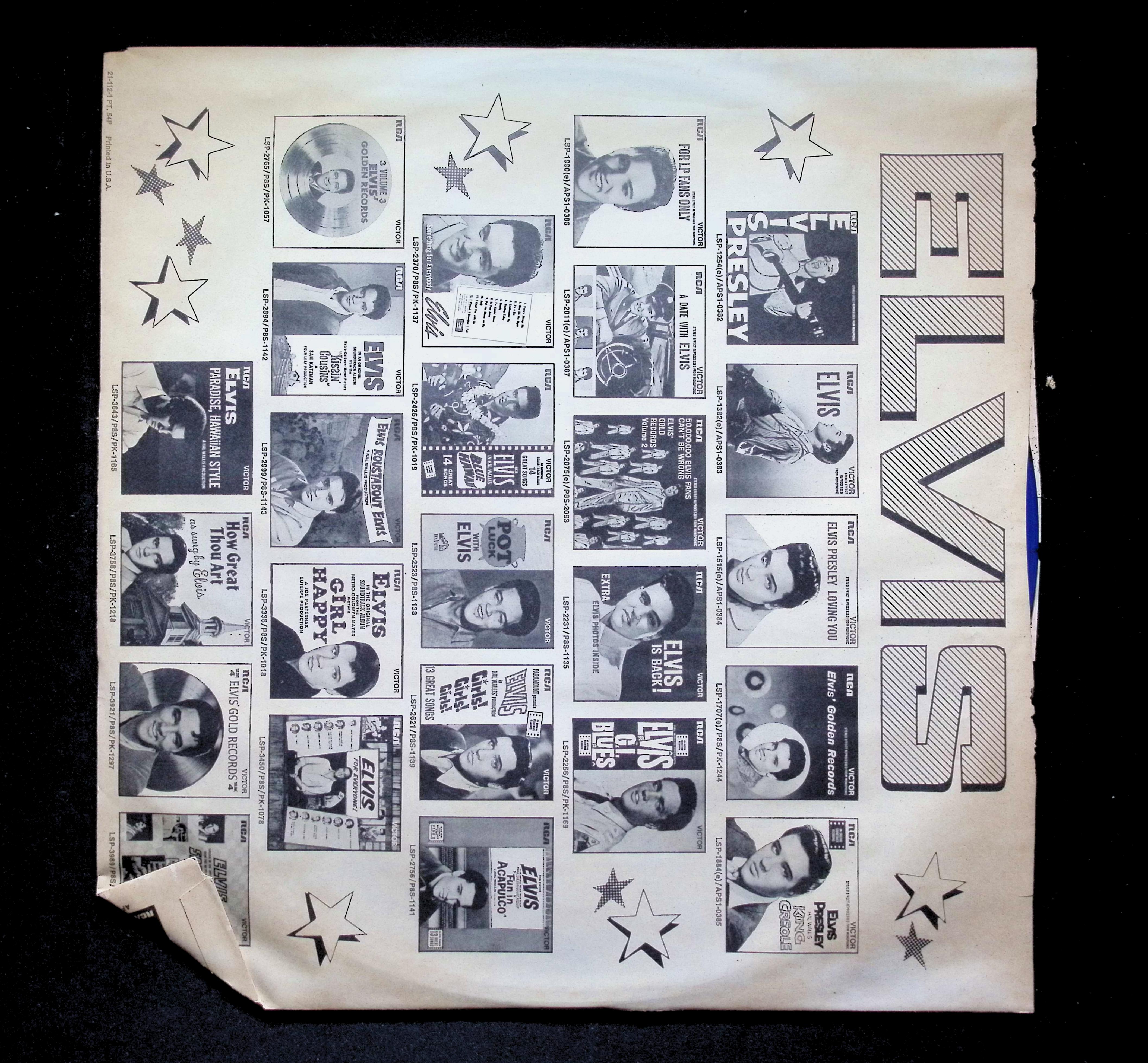 Elvis Presley Moody Blue LP 1977 RCA Victor Rock & Roll/blue disc — image 3