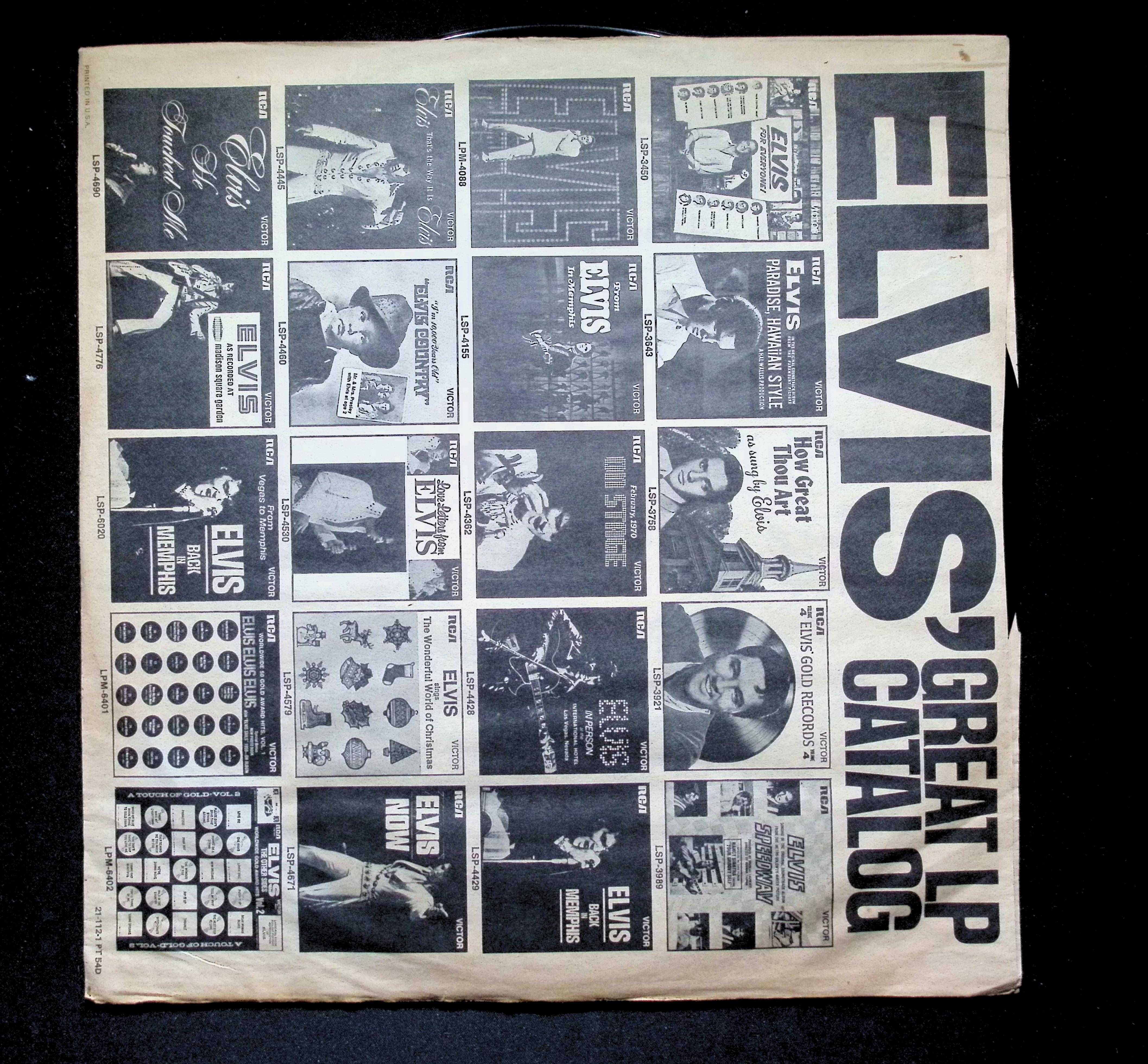 Elvis Presley Today LP 1975 RCA Victor Rock & Roll — image 3