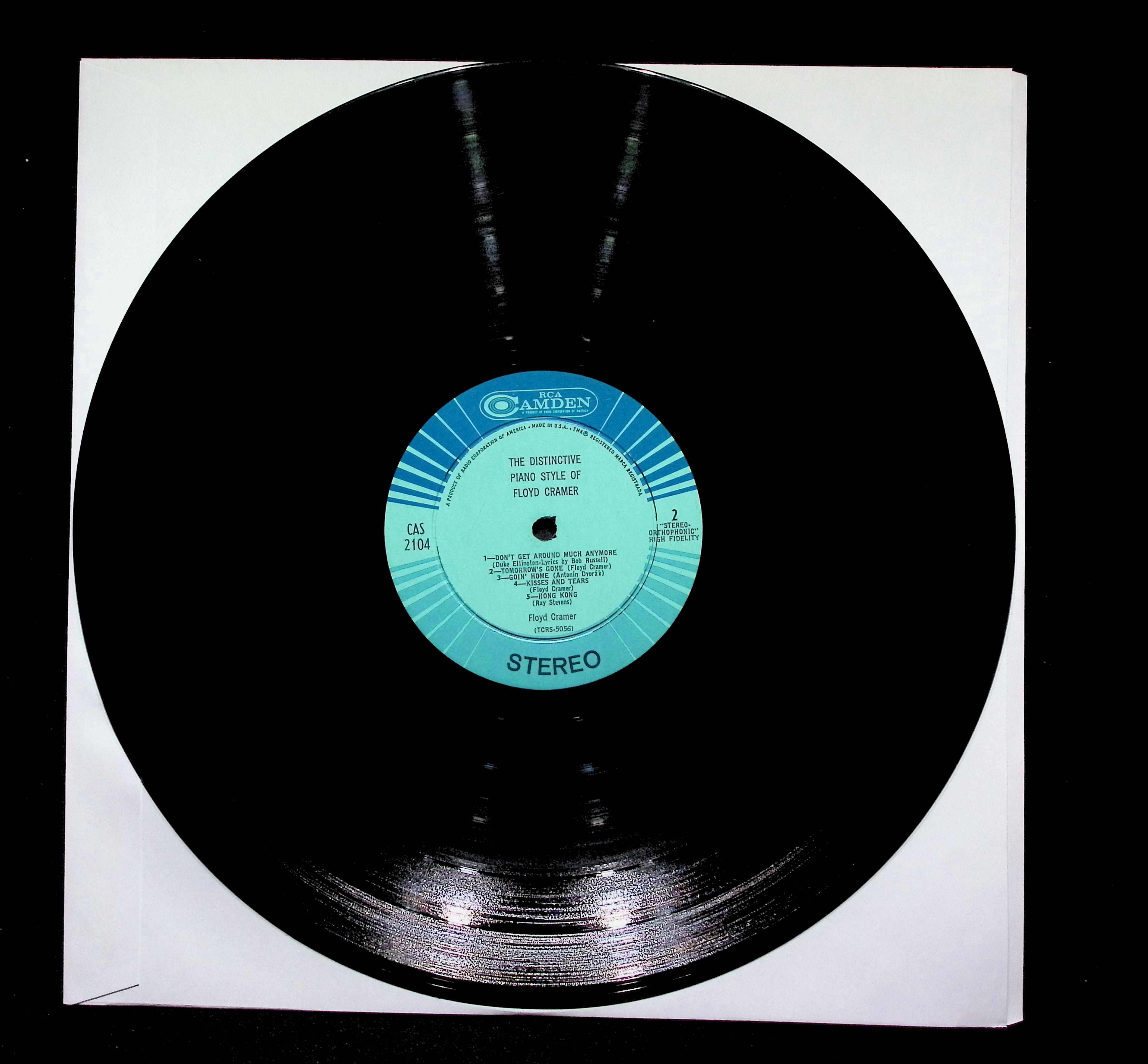 Floyd Cramer Distinctive Piano LP 1966 RCA Camden Jazz — image 4