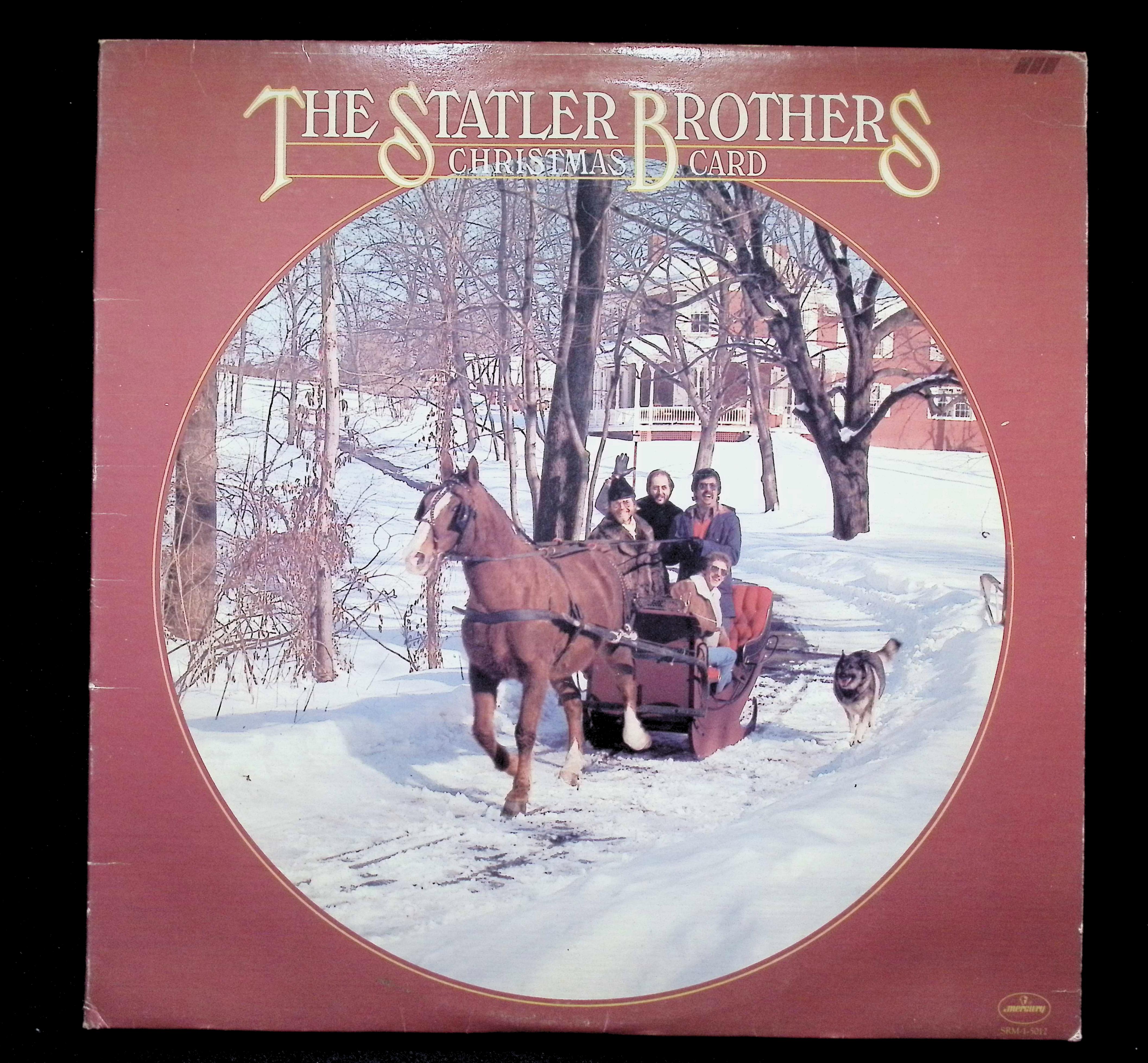 Statler Brothers Christmas Card LP 1978 Mercury Country