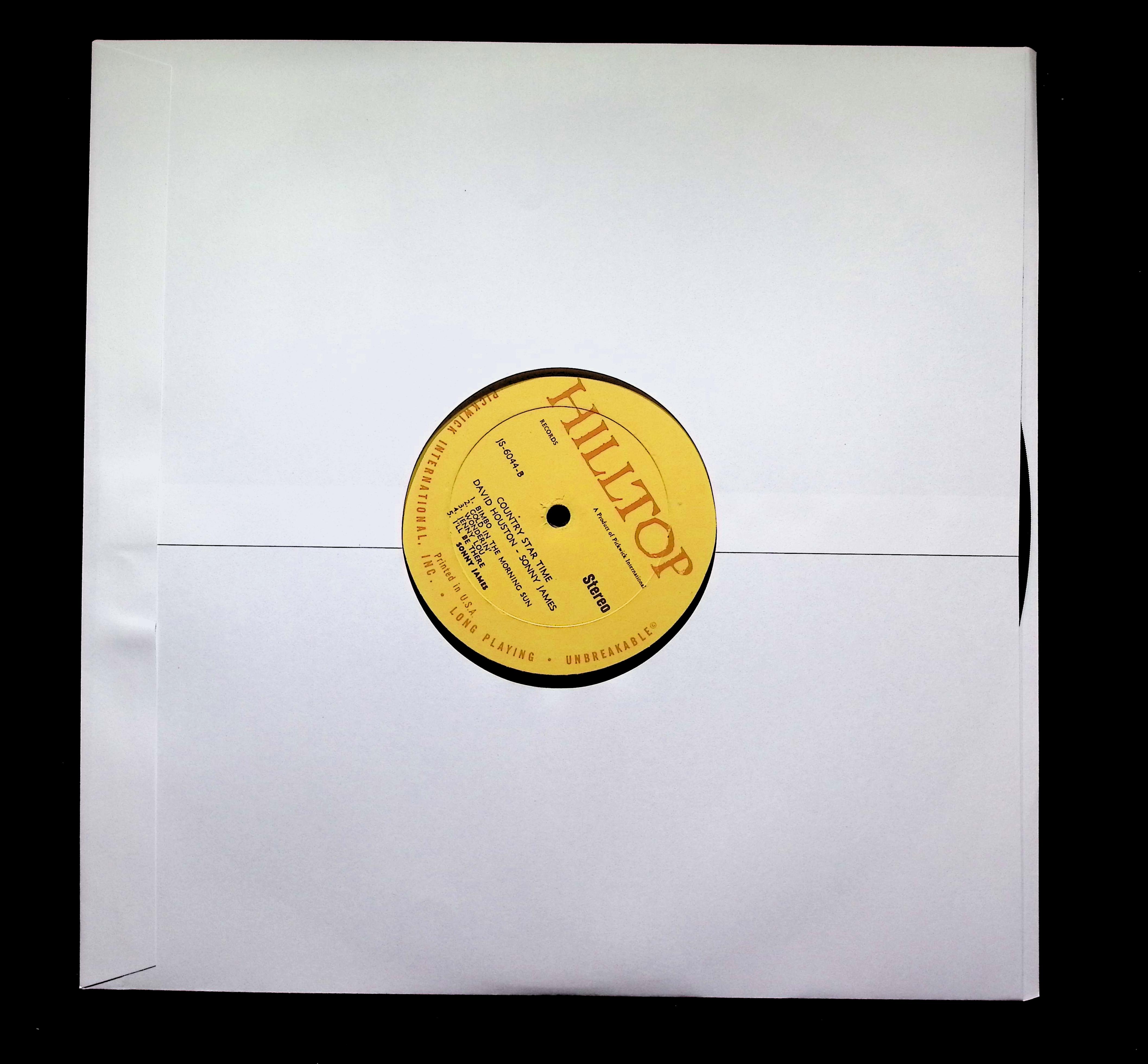 David Houston/Sonny James Country Startime LP 1967 Hilltop Folk — image 3