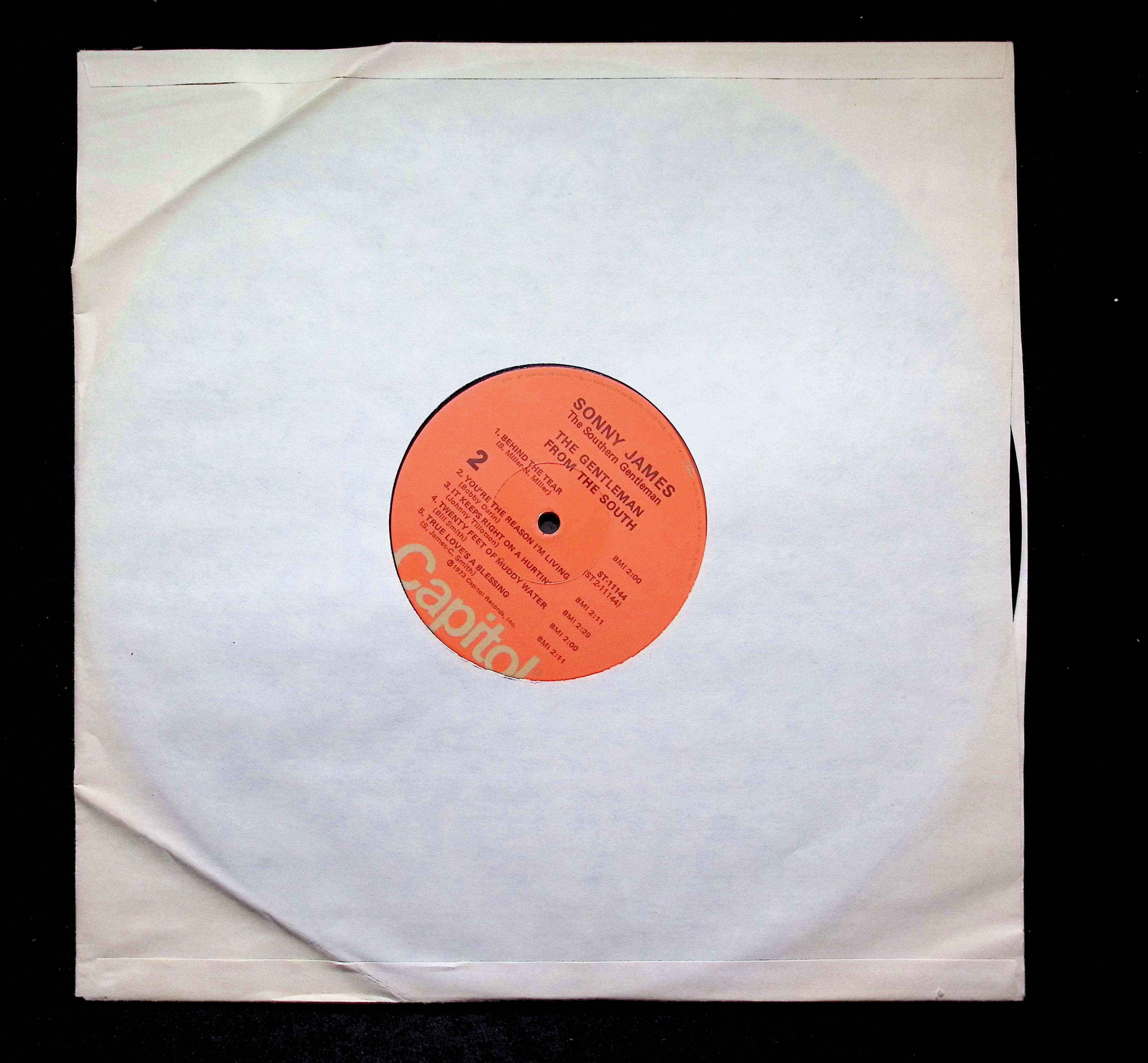 Sonny James Gentleman From The South LP 1973 Capitol Country — image 3