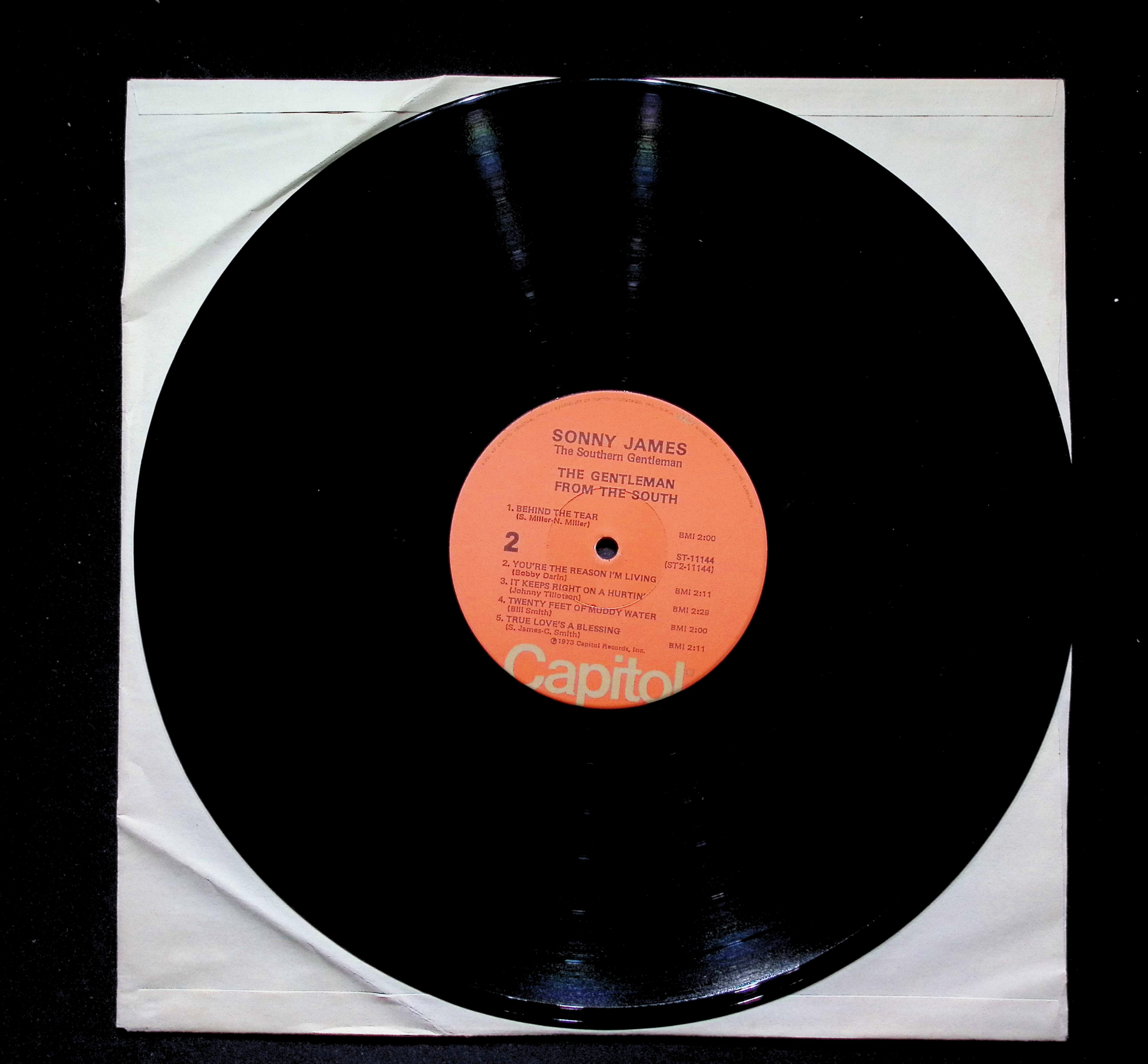 Sonny James Gentleman From The South LP 1973 Capitol Country — image 4