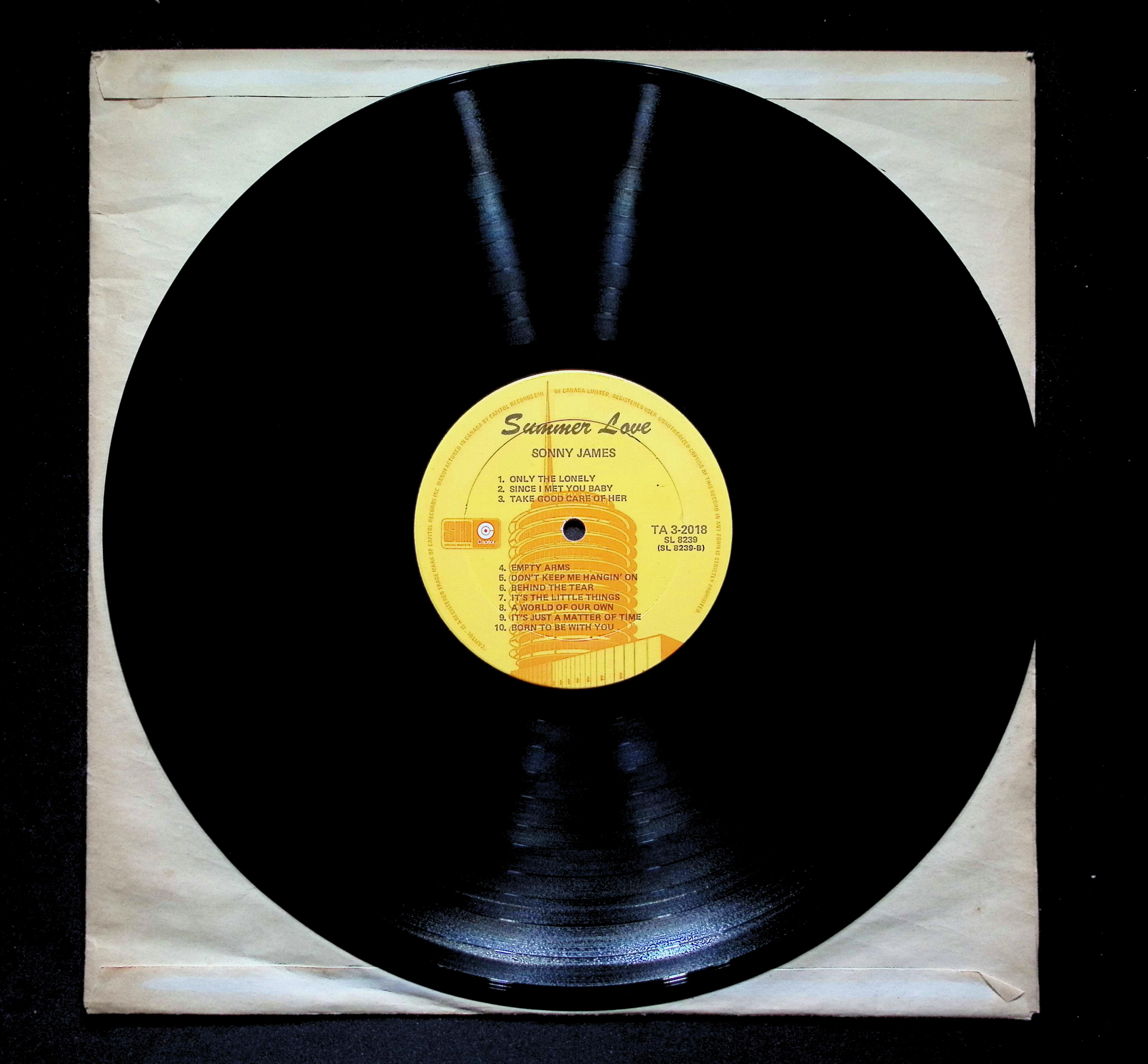 Sonny James Summer Love LP 1979 TeeVee Records Country — image 4