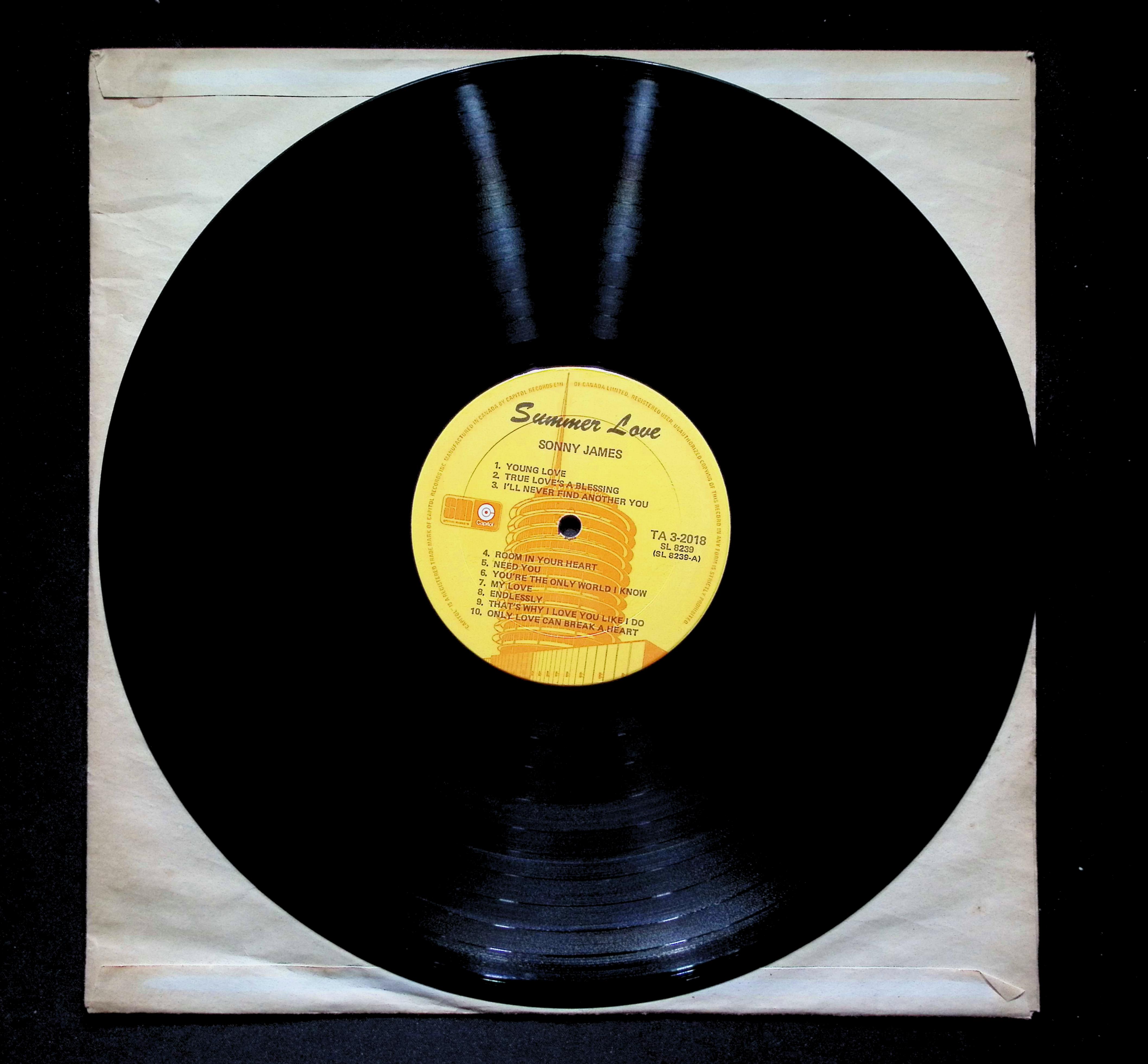 Sonny James Summer Love LP 1979 TeeVee Records Country — image 5