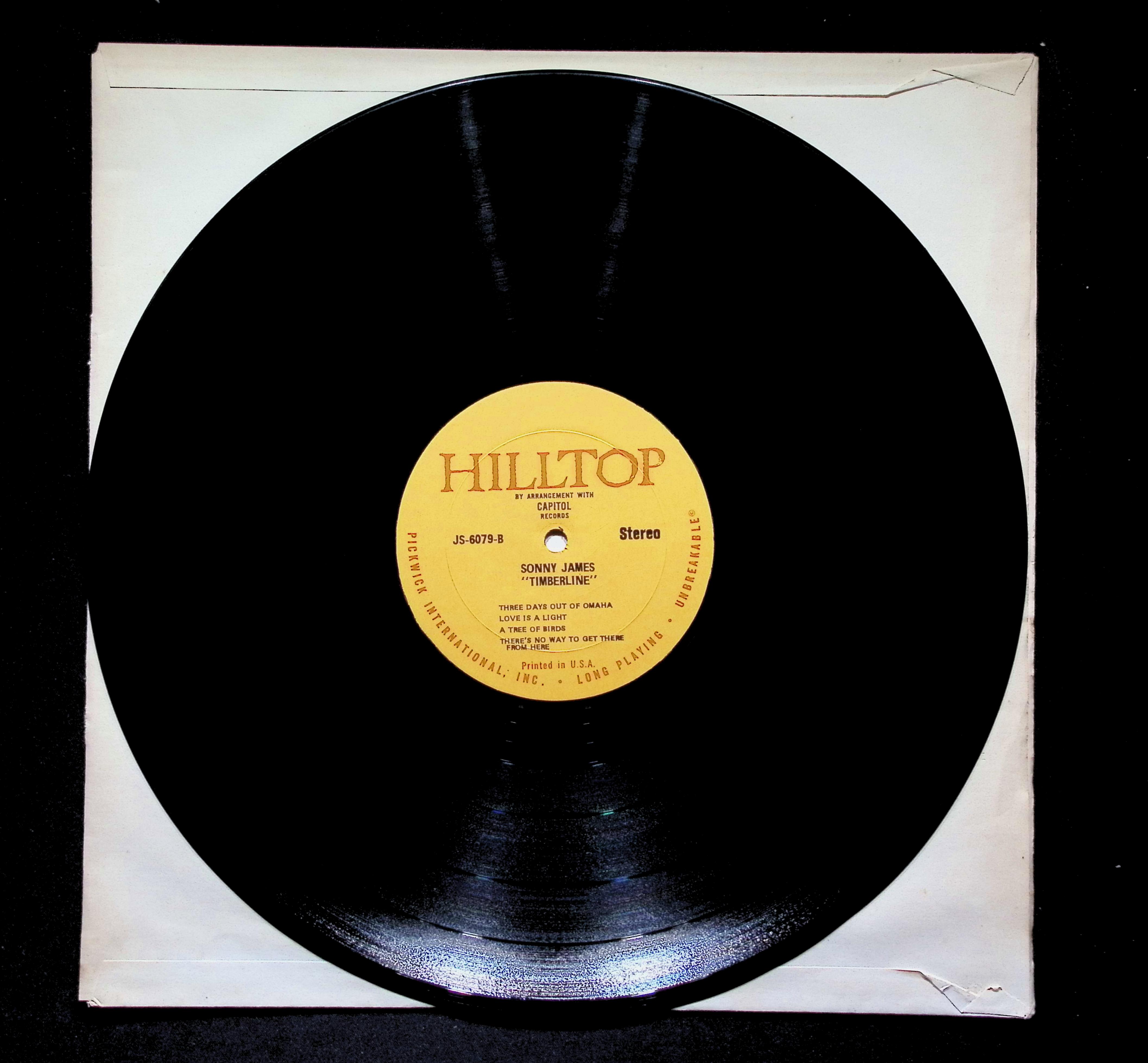 Sonny James Timberline LP Hilltop Country — image 5