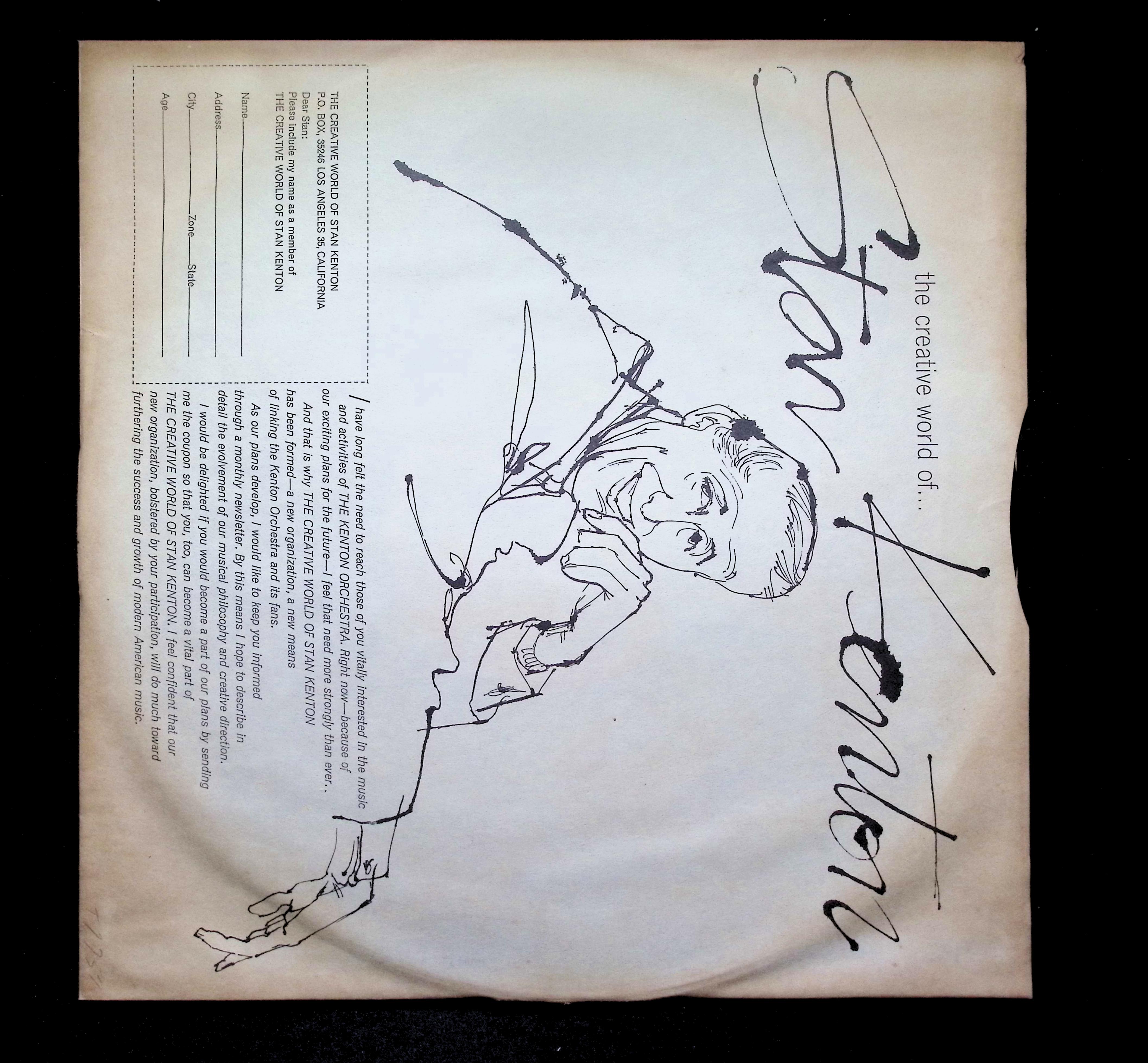 Tex Ritter Stan Kenton LP 1962 Capitol Jazz Country — image 3