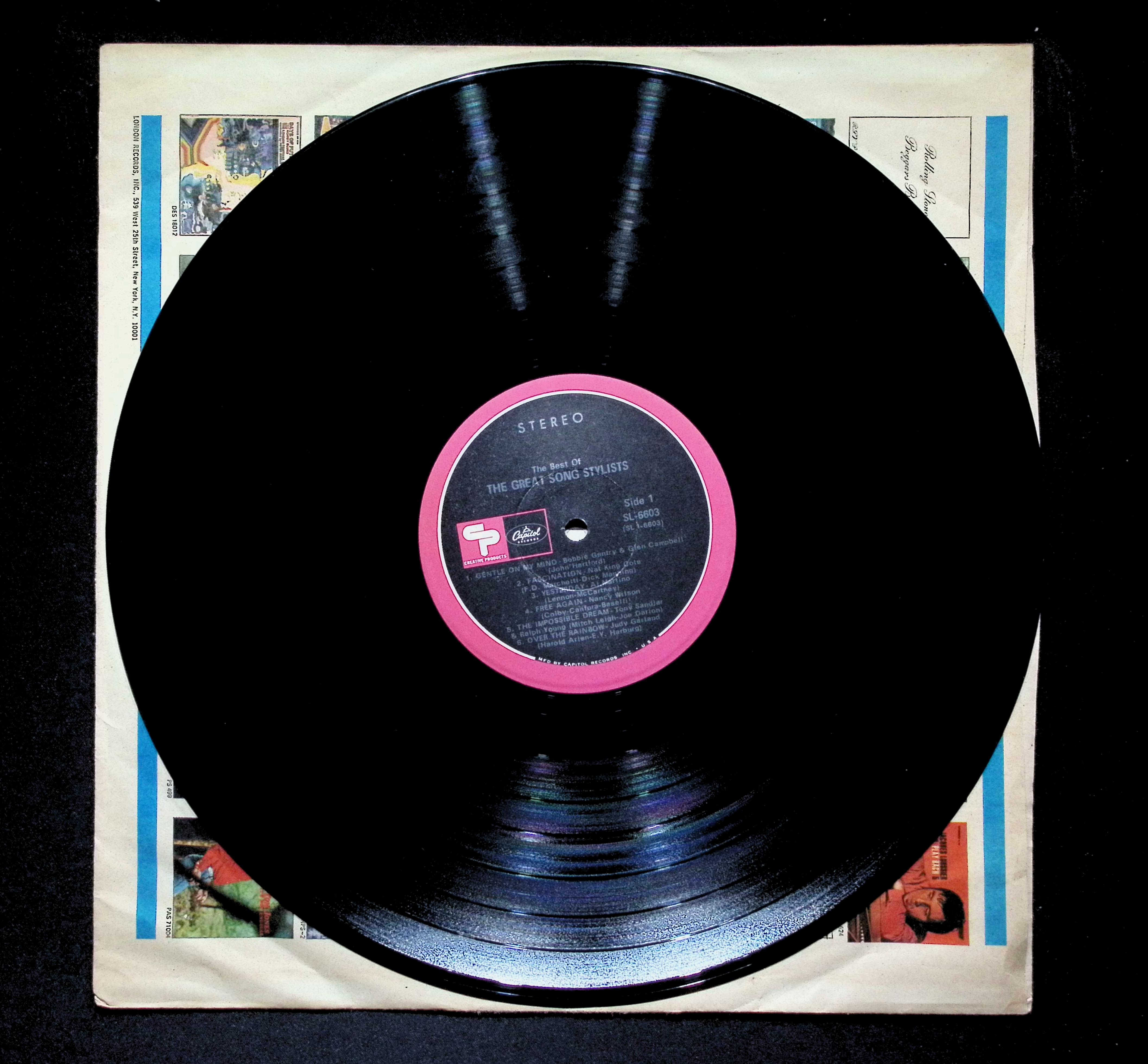 Various Best Of Song Stylists LP 1969 Creative Products Jazz — image 5