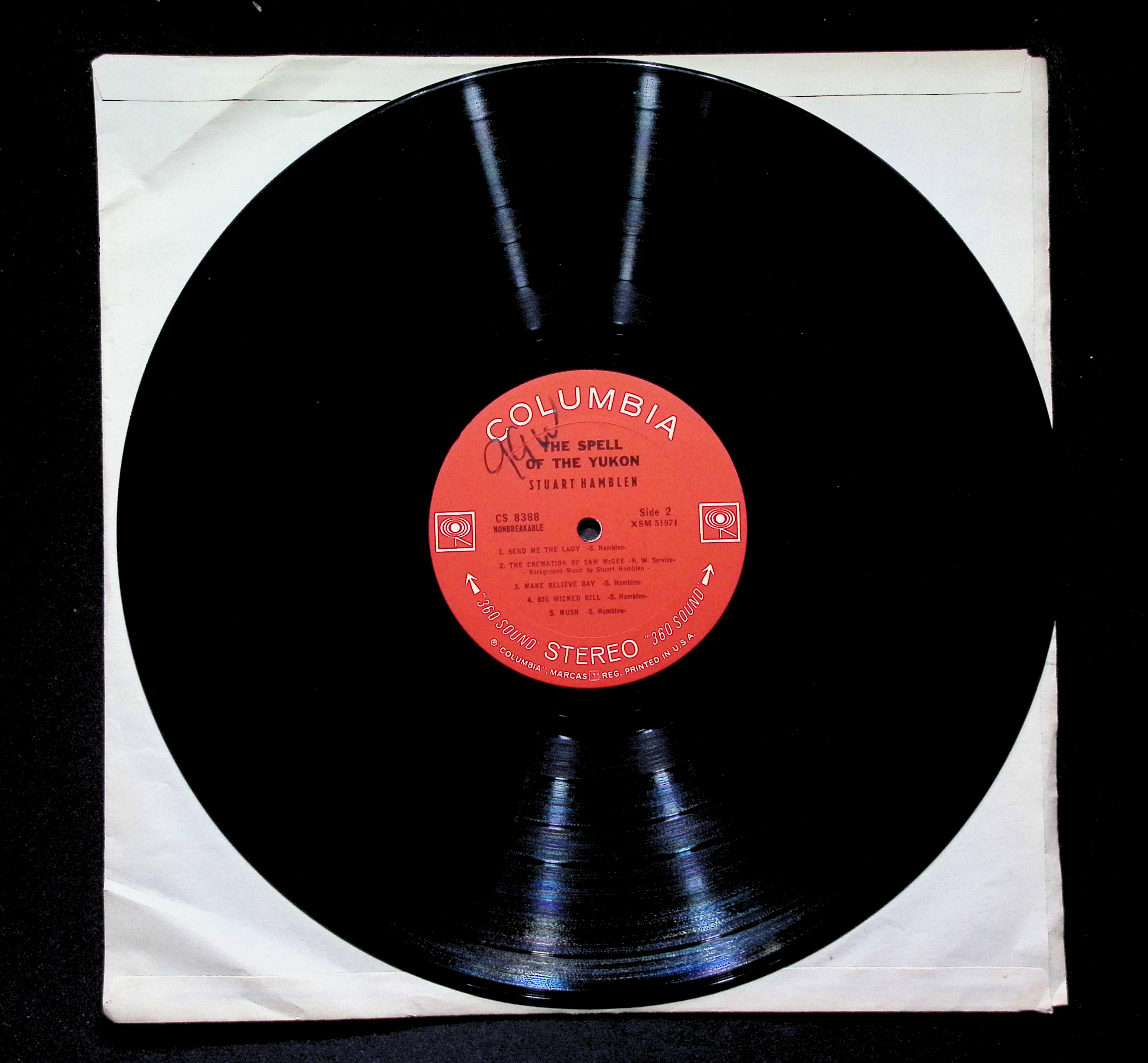 Stuart Hamblen The Spell Of The Yukon LP 1961 Columbia Non-Music — image 4