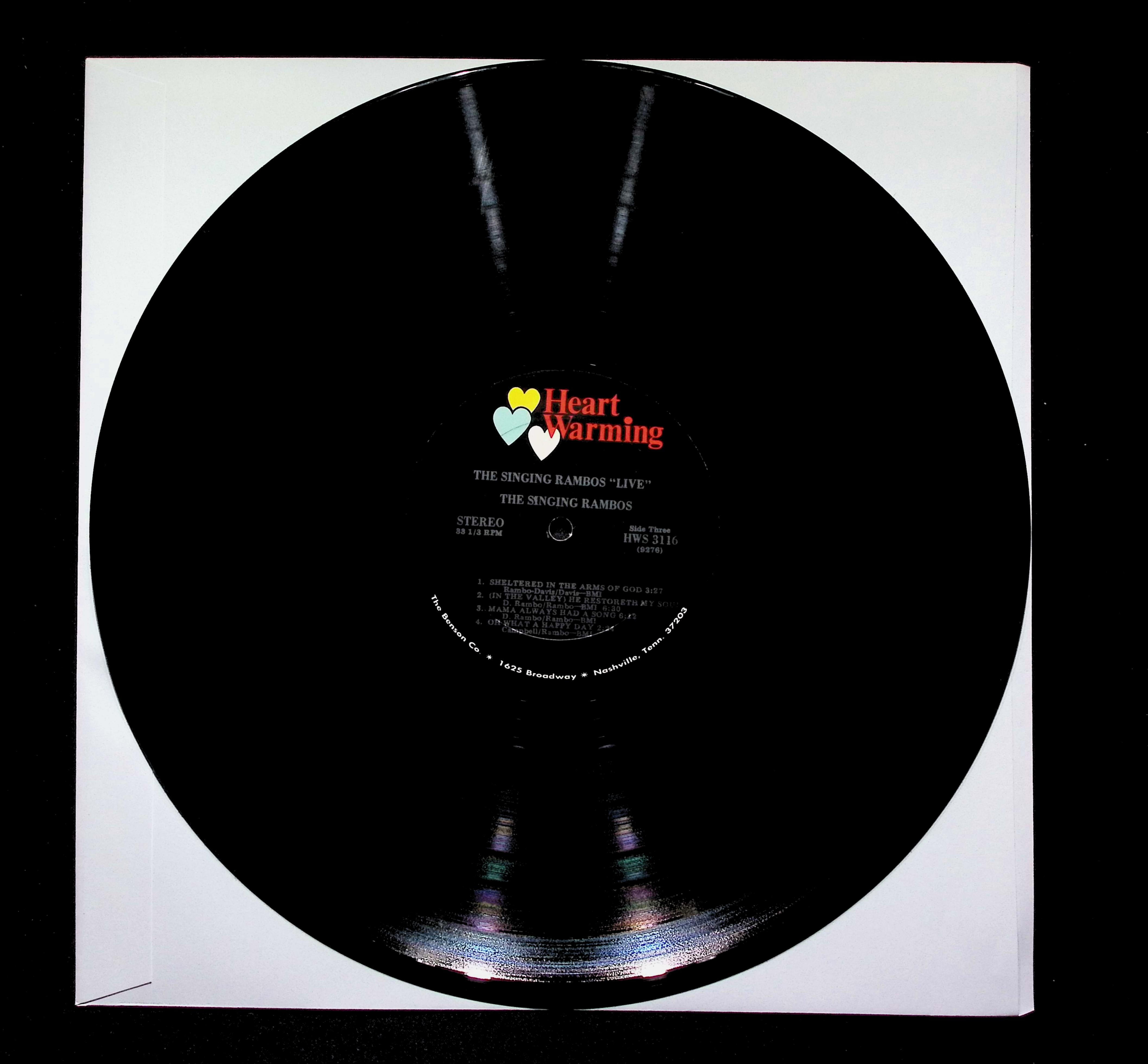 The Rambos Live LP 1971 Heart Warming Gospel — image 4