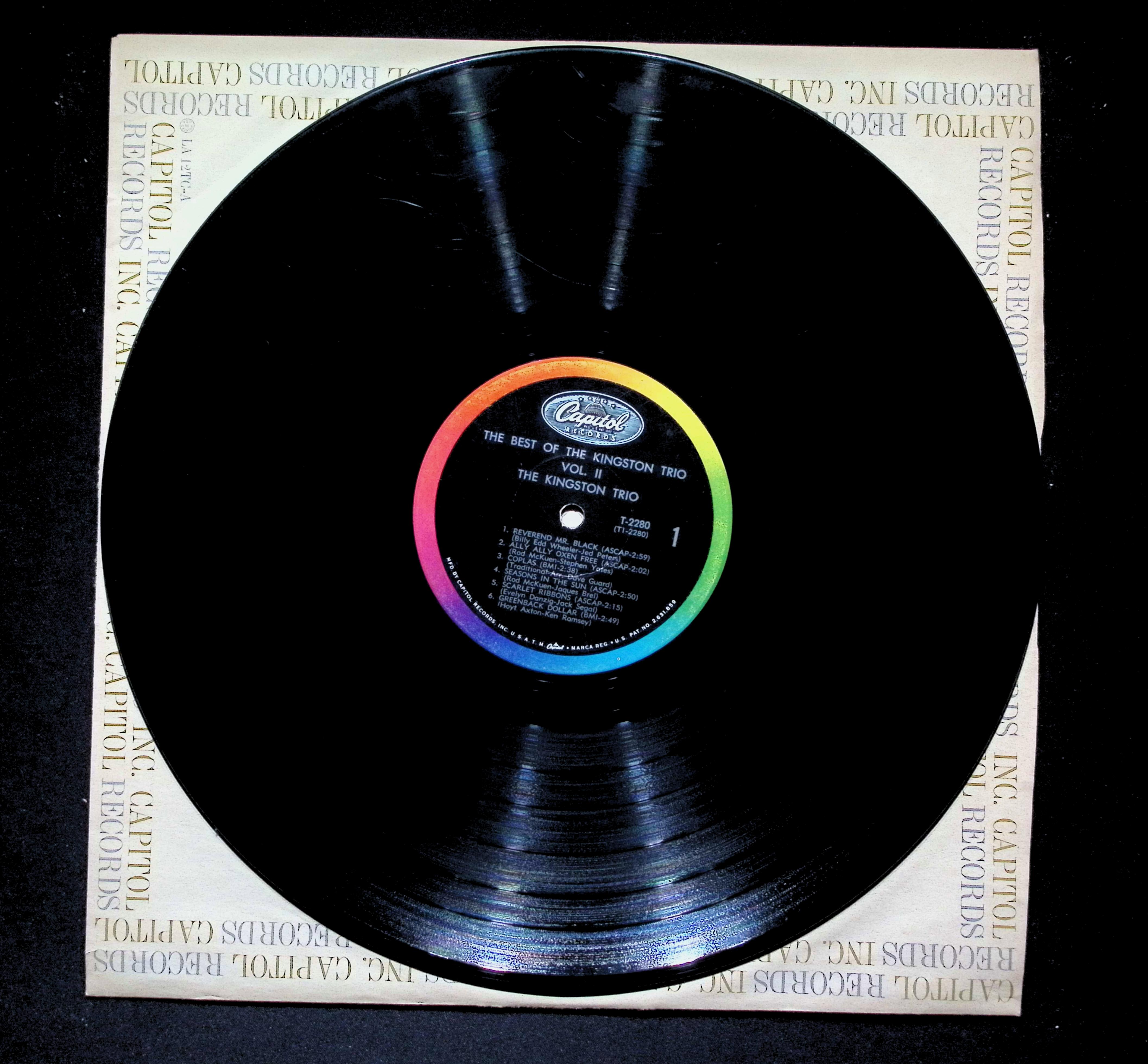 Kingston Trio Best Of LP 1969 Capitol Folk — image 5