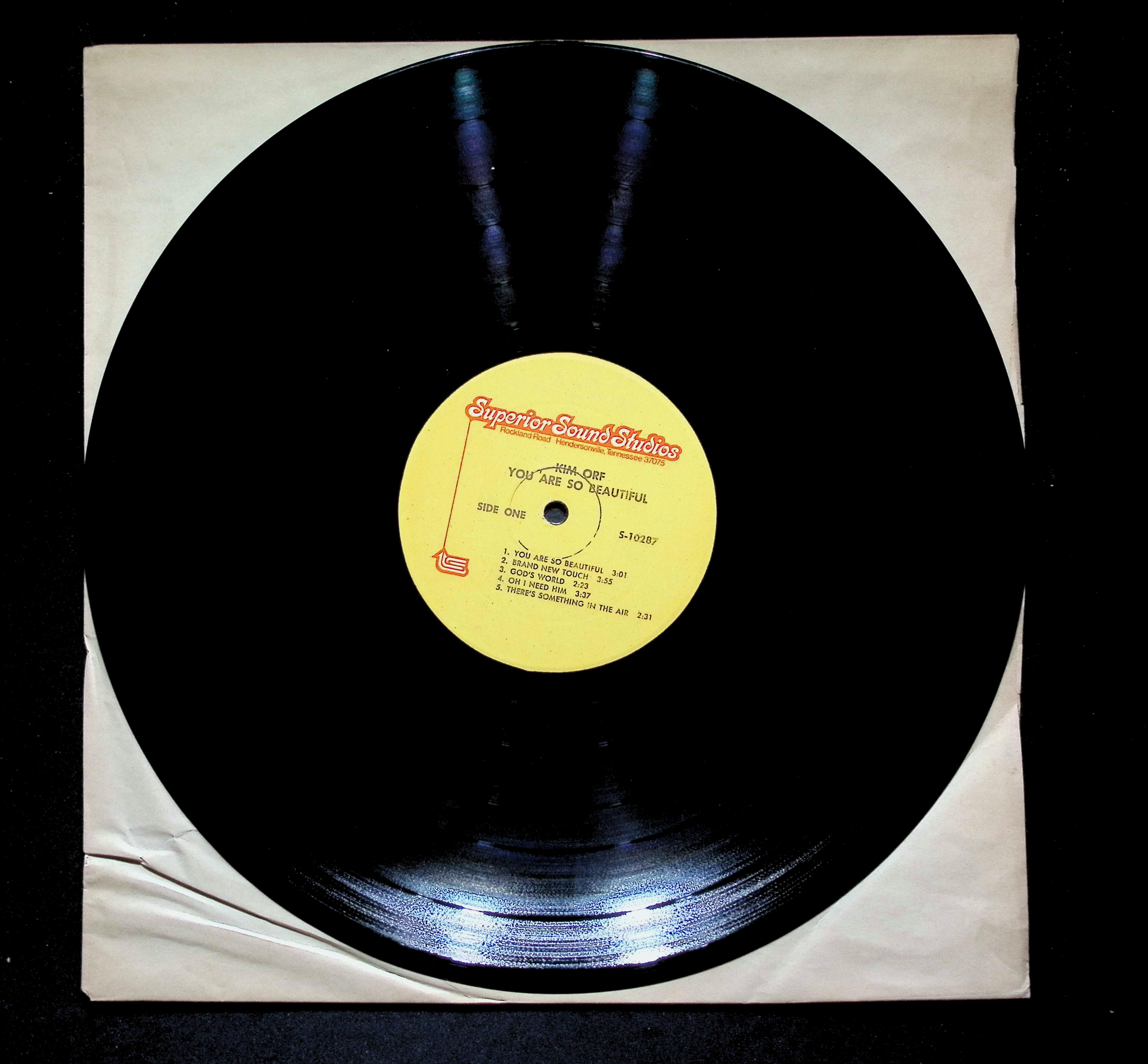 Kim Orf You Are So Beautiful LP US Superior Sound Gospel — image 4