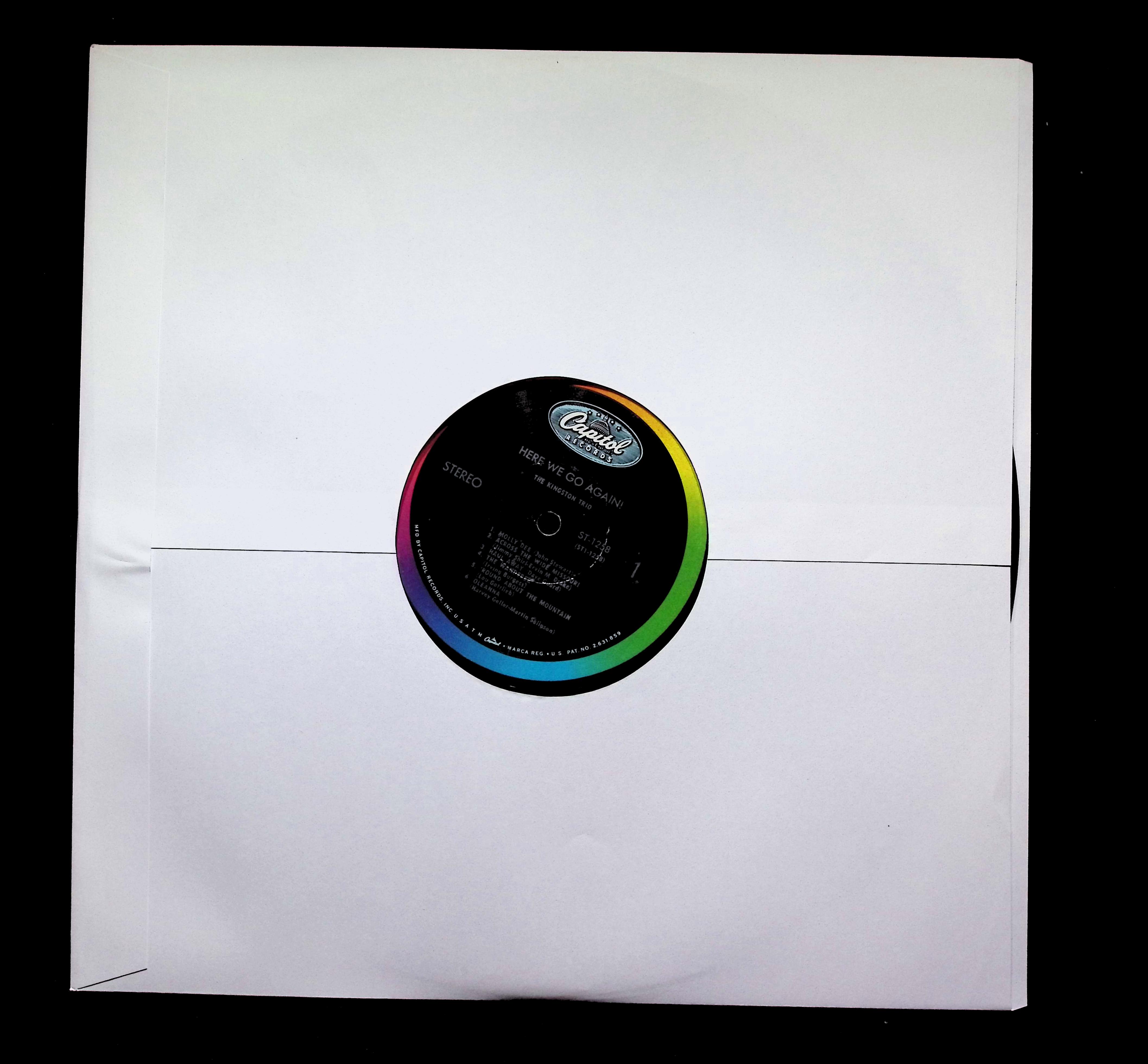 Kingston Trio Here We Go Again! LP 1959 Capitol Folk — image 3