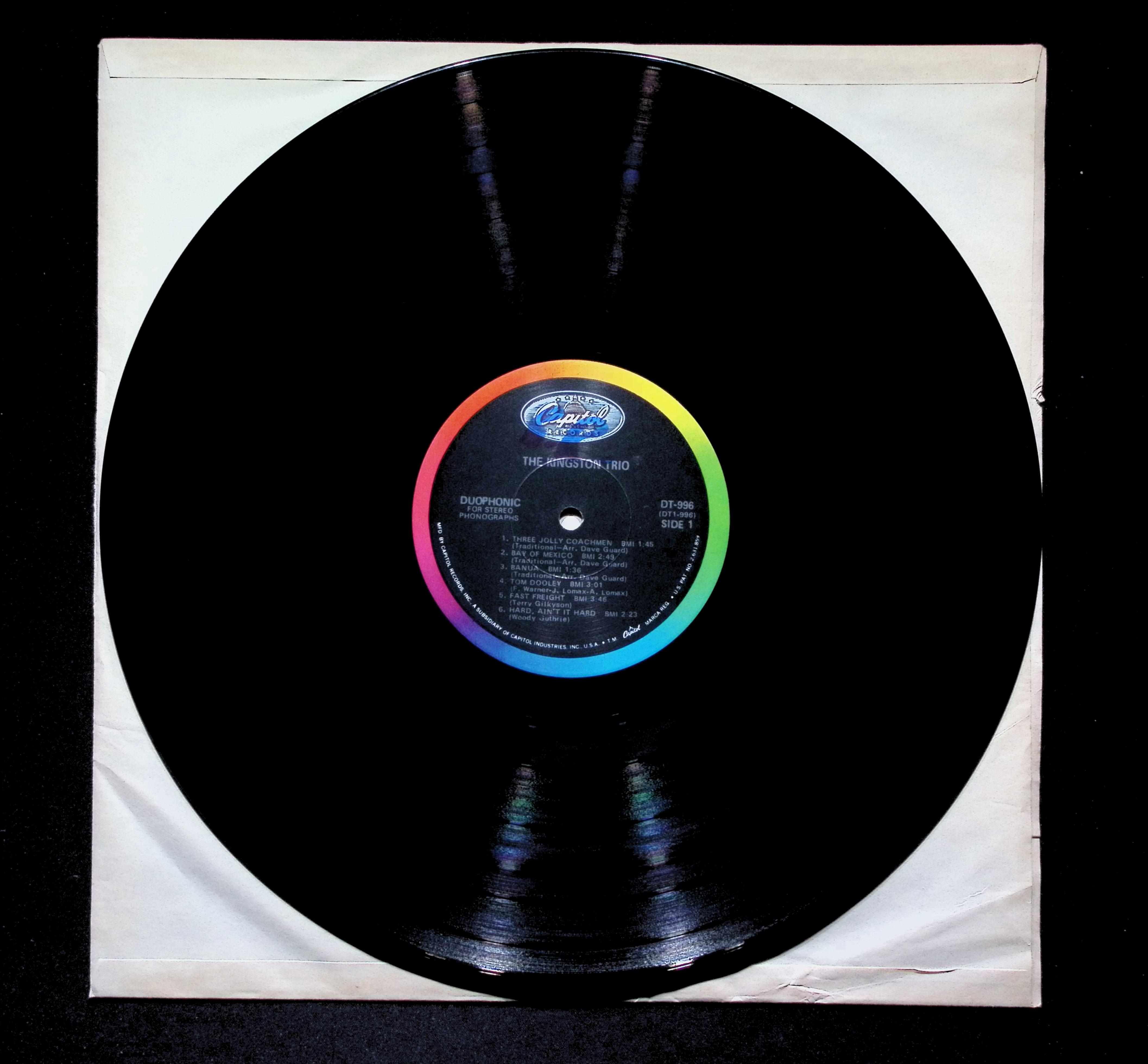 Kingston Trio The Kingston Trio LP Capitol Pop Folk — image 4