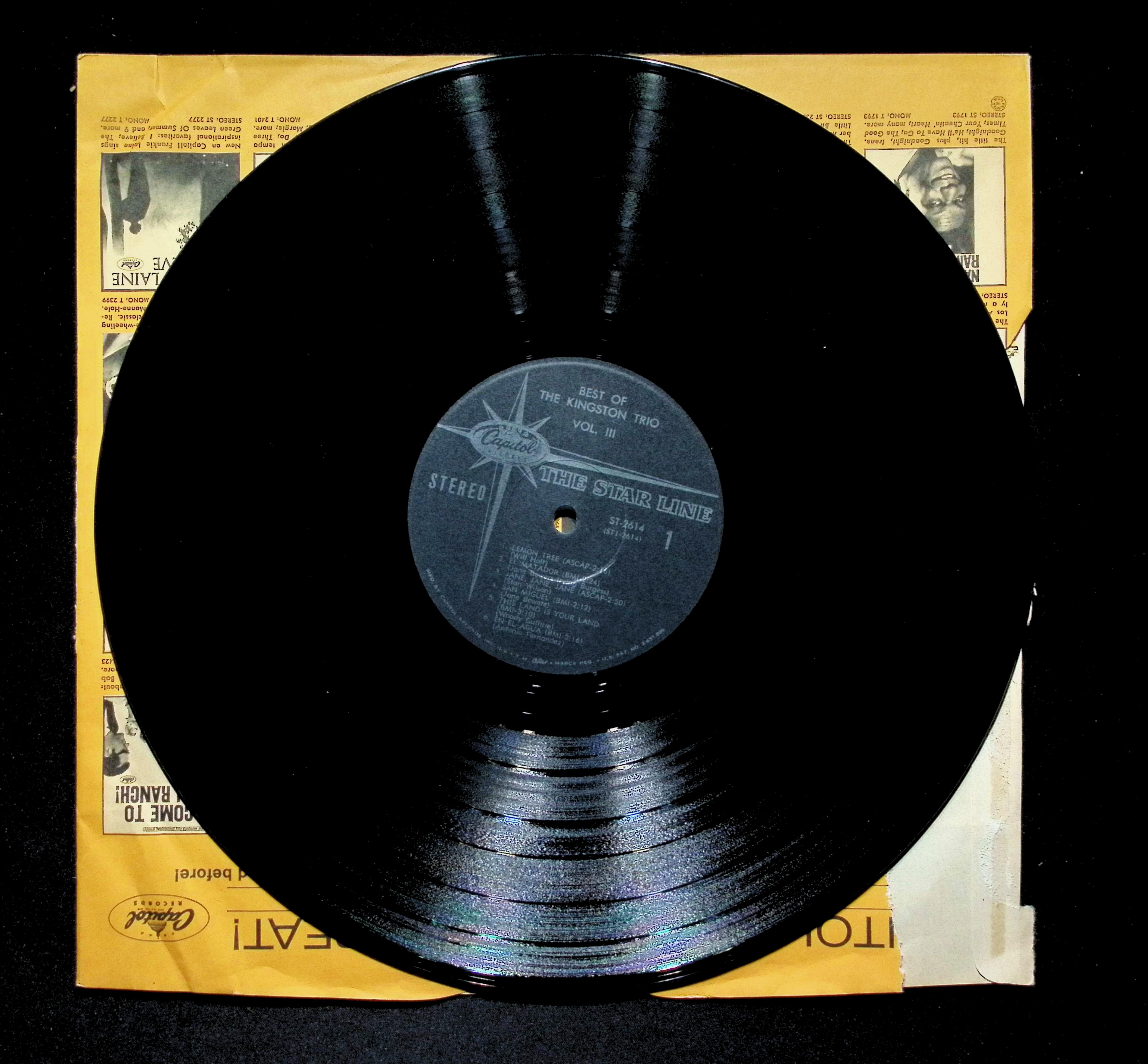 Kingston Trio Best Of LP 1966 Capitol Folk — image 5