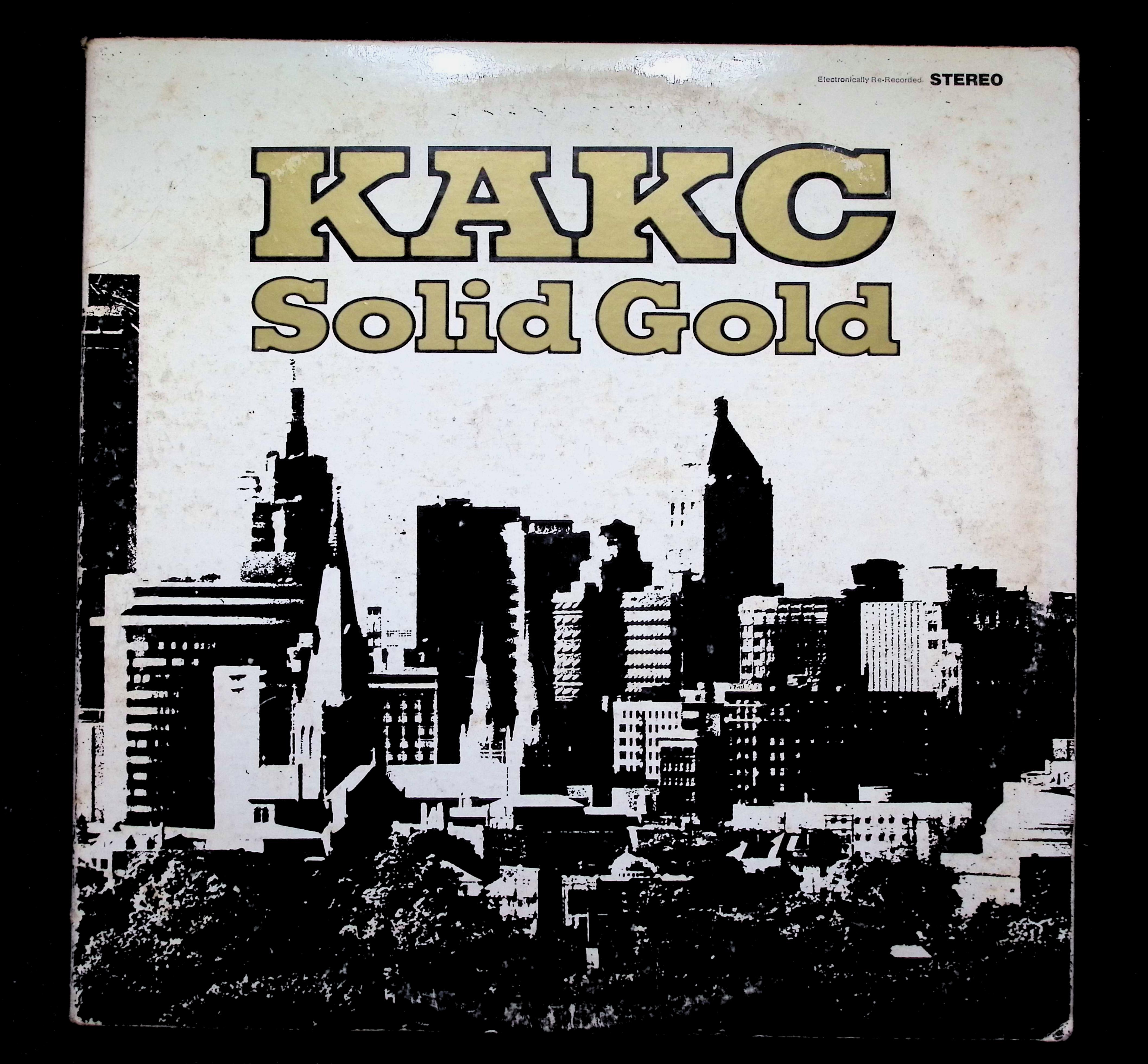 Various KAKC Solid Gold LP Post Records Rock Funk/Soul Pop
