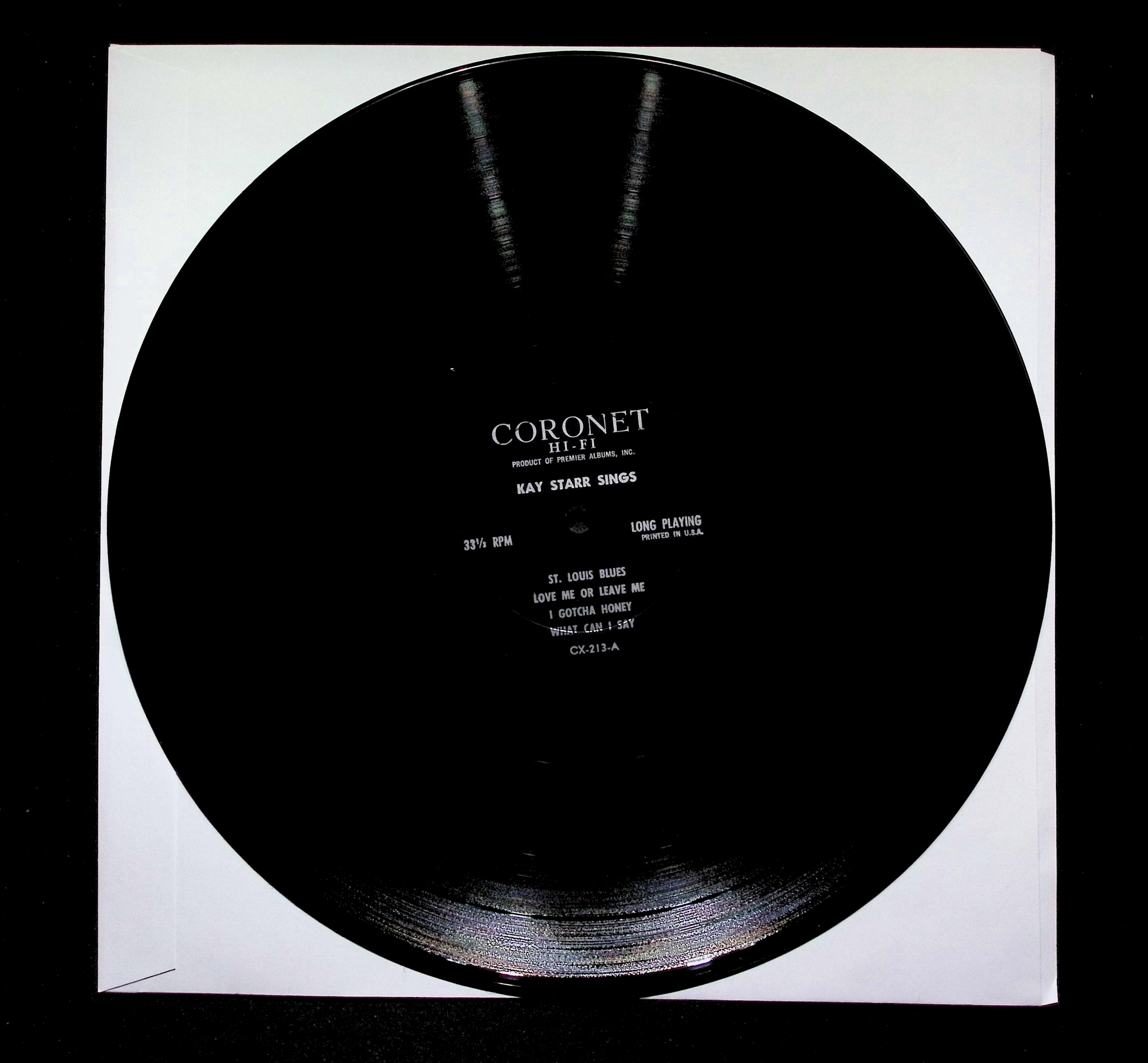 Kay Starr On Stage LP 1964 Coronet Records Jazz — image 4