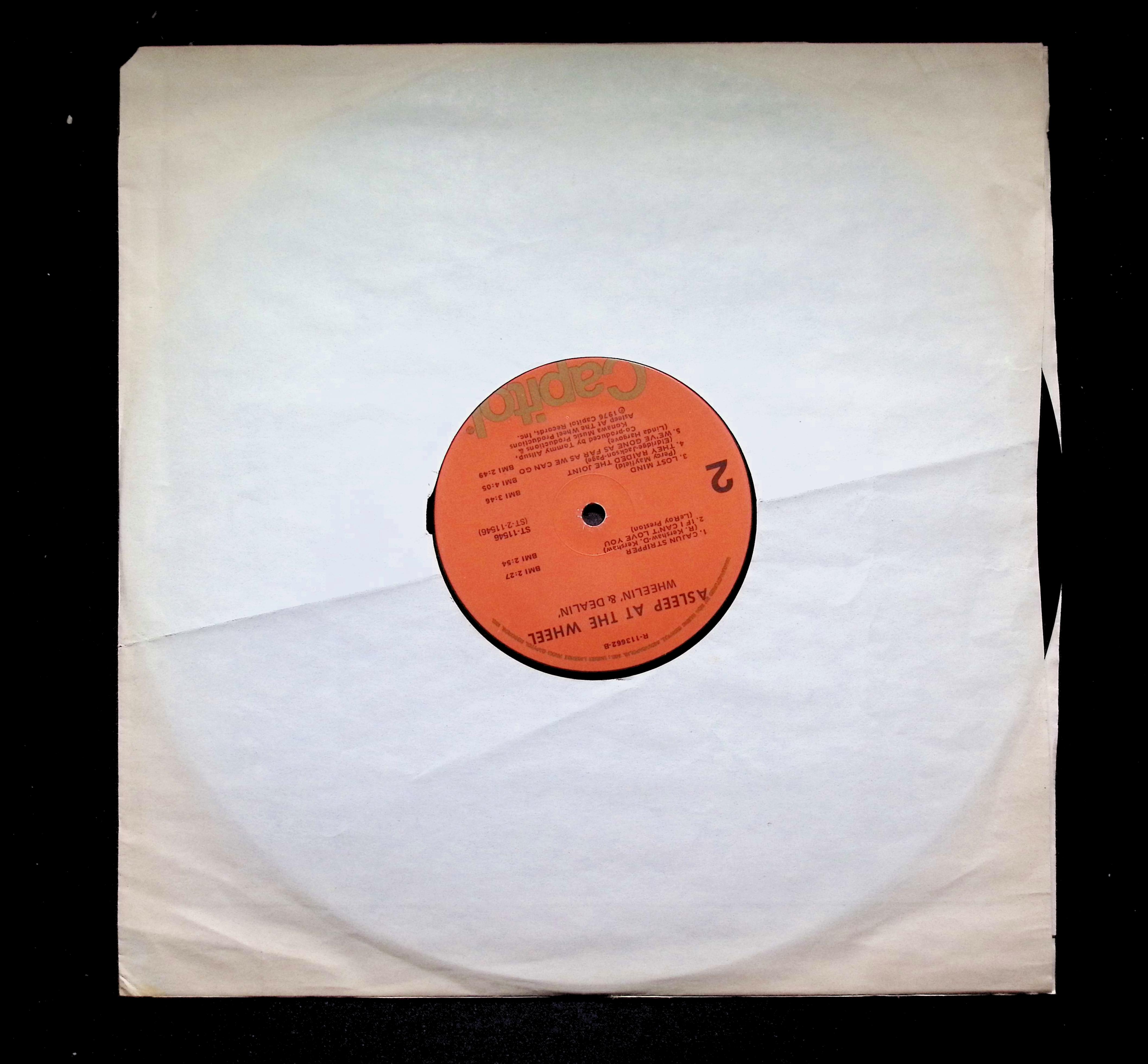 Asleep At The Wheel Wheelin' & Dealin' LP 1976 Capitol Country — image 3
