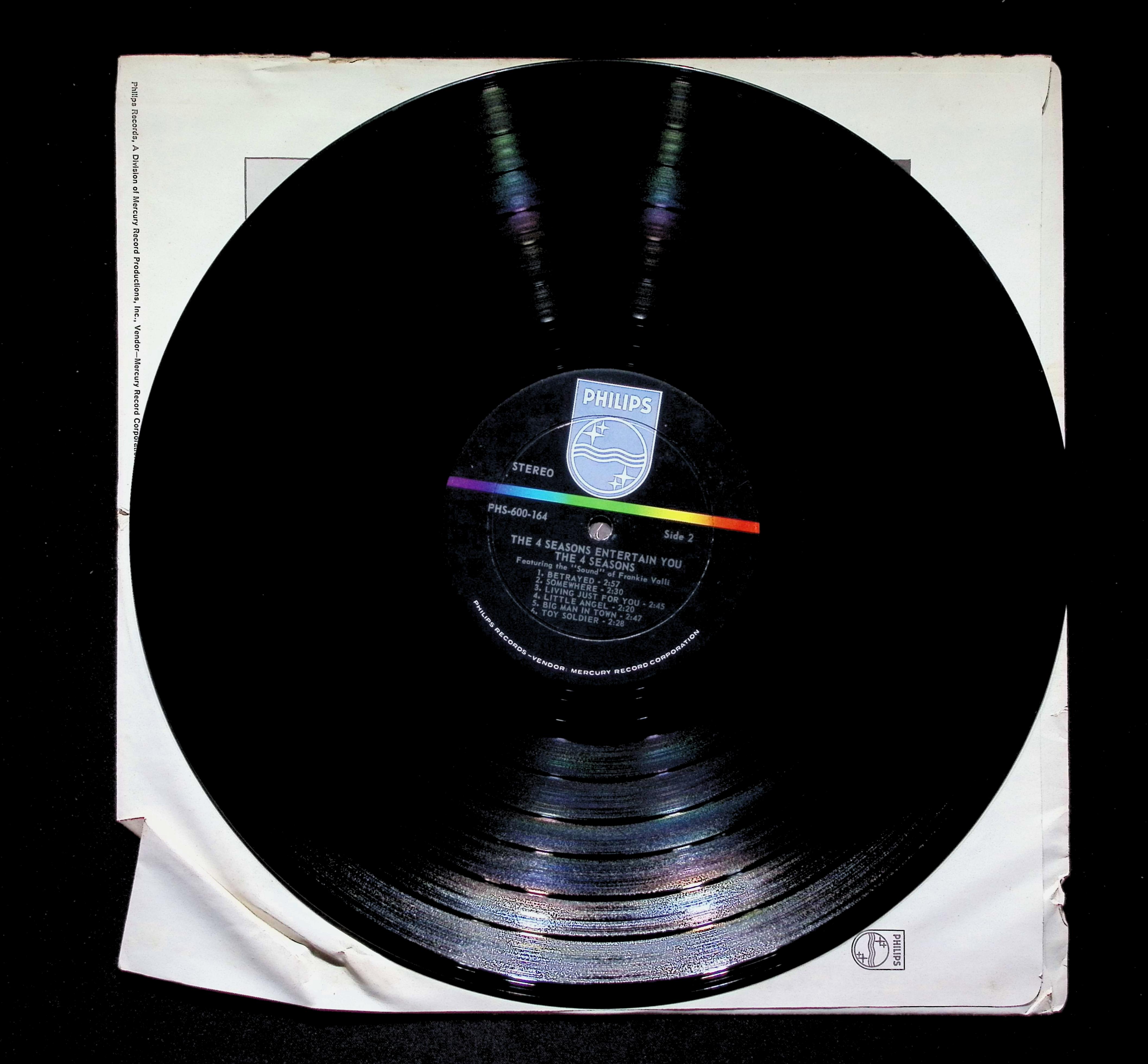 The Four Seasons Entertain You LP 1965 Philips Pop Rock — image 5